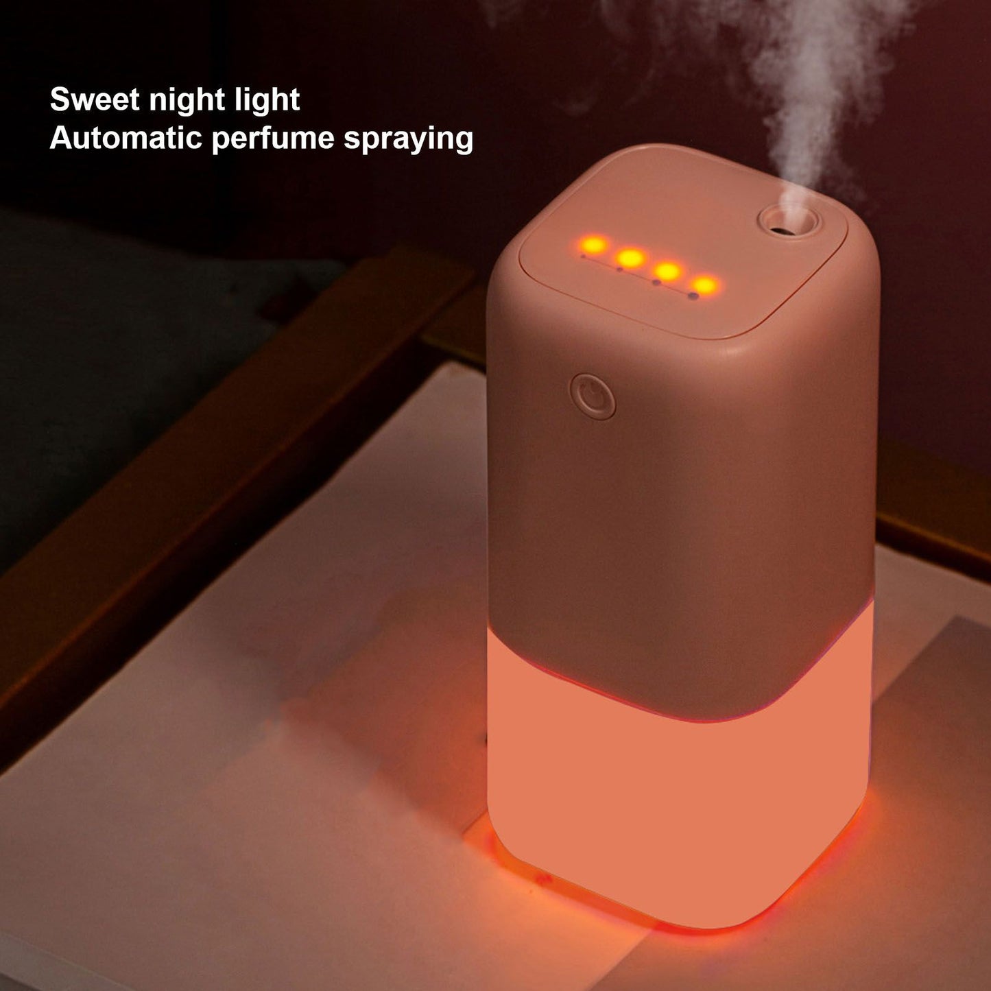 Essential Oil Diffuser Removable Ultra Silent Heating Thorough Atomization Air Humidifier 150ML Pink V1294-YM0523-3113220080312