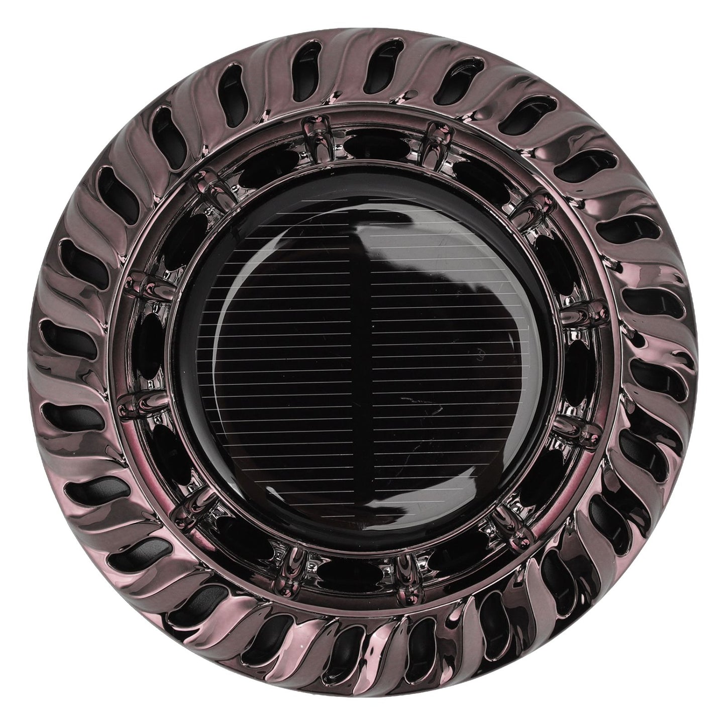 Solar Car Perfume Diffuser Automatic Rotating Decorative Car Aromatherapy Machine for Office Home Silver Black V1294-YM0523-3113220080411