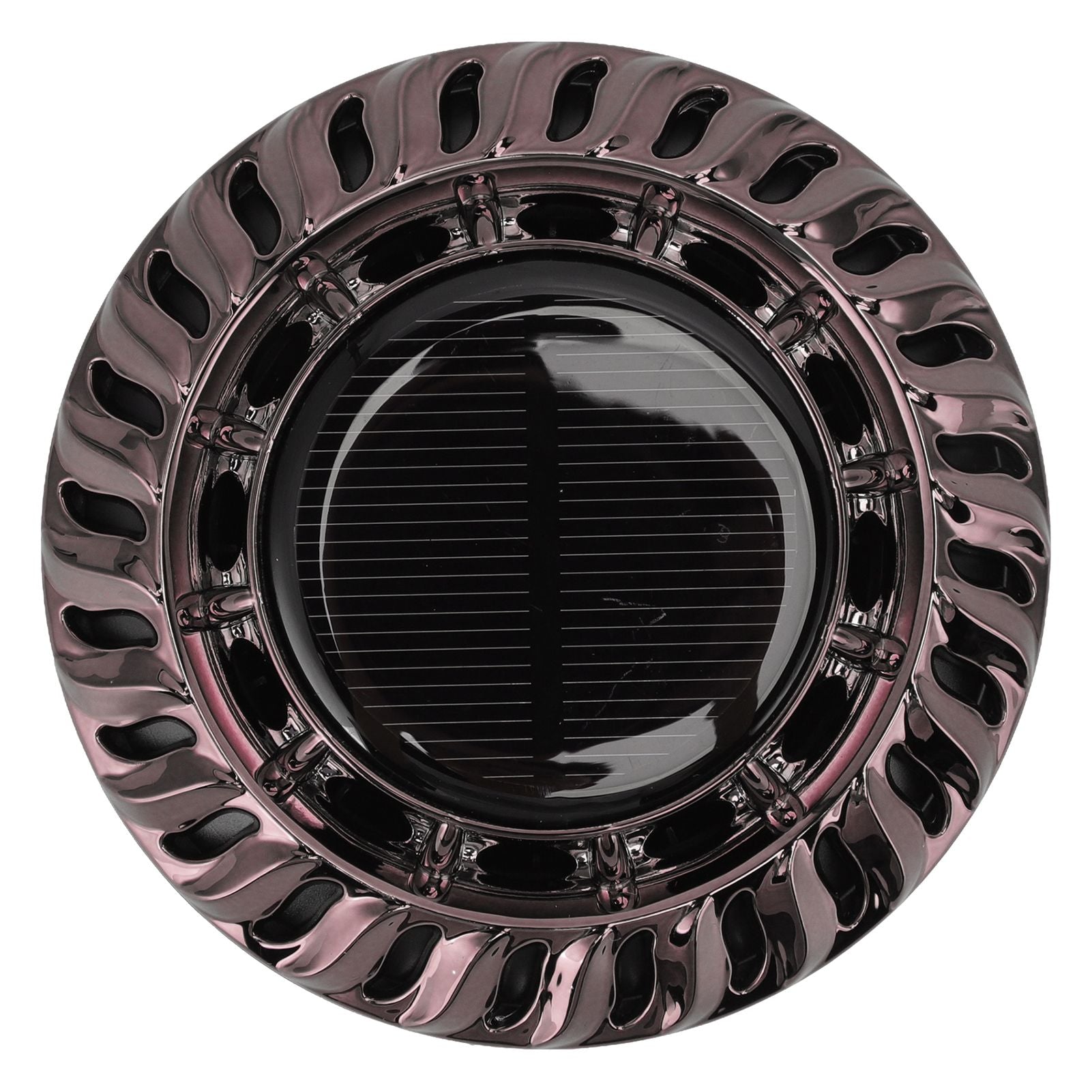 Solar Car Perfume Diffuser Automatic Rotating Decorative Car Aromatherapy Machine for Office Home Silver Black V1294-YM0523-3113220080411