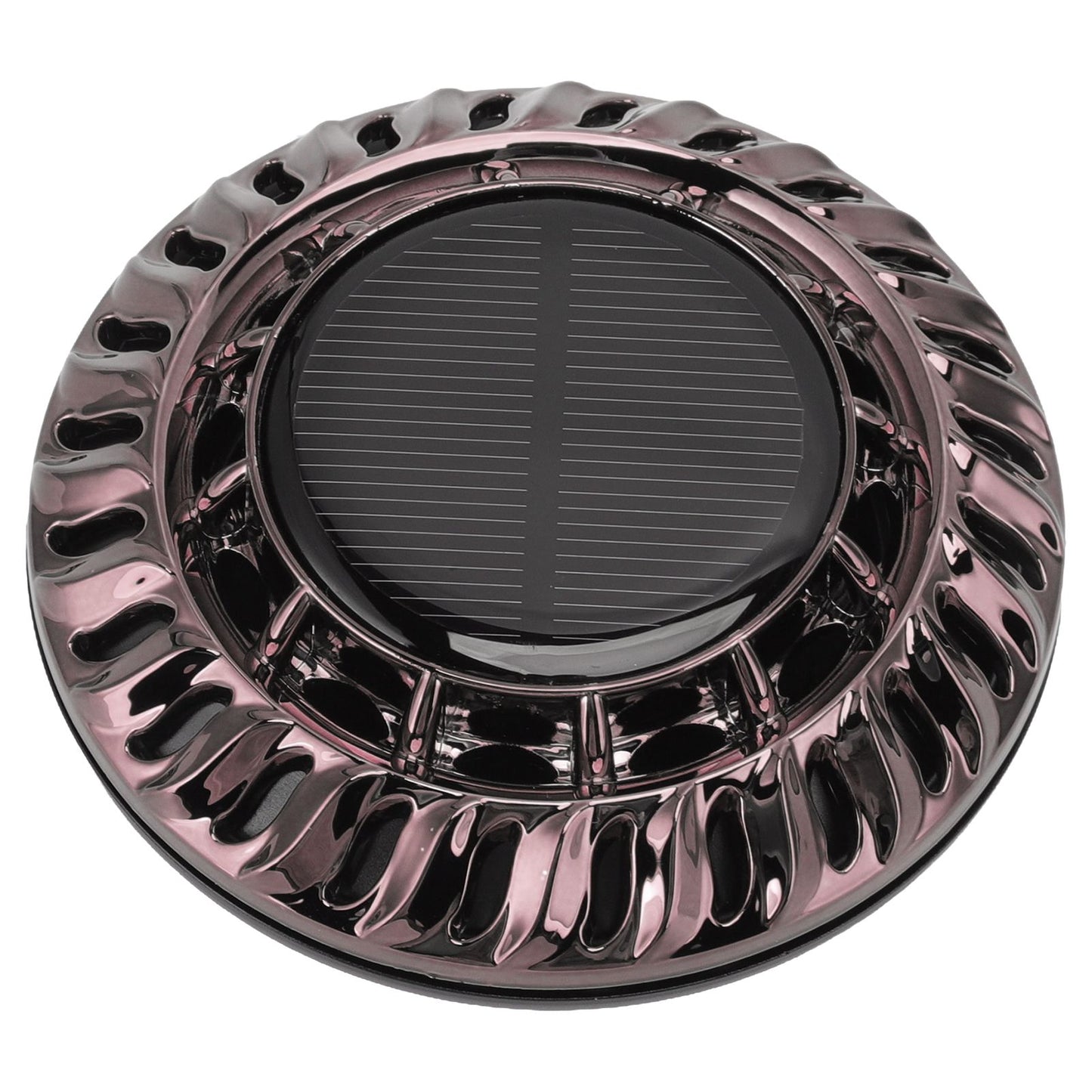 Solar Car Perfume Diffuser Automatic Rotating Decorative Car Aromatherapy Machine for Office Home Silver Black V1294-YM0523-3113220080411