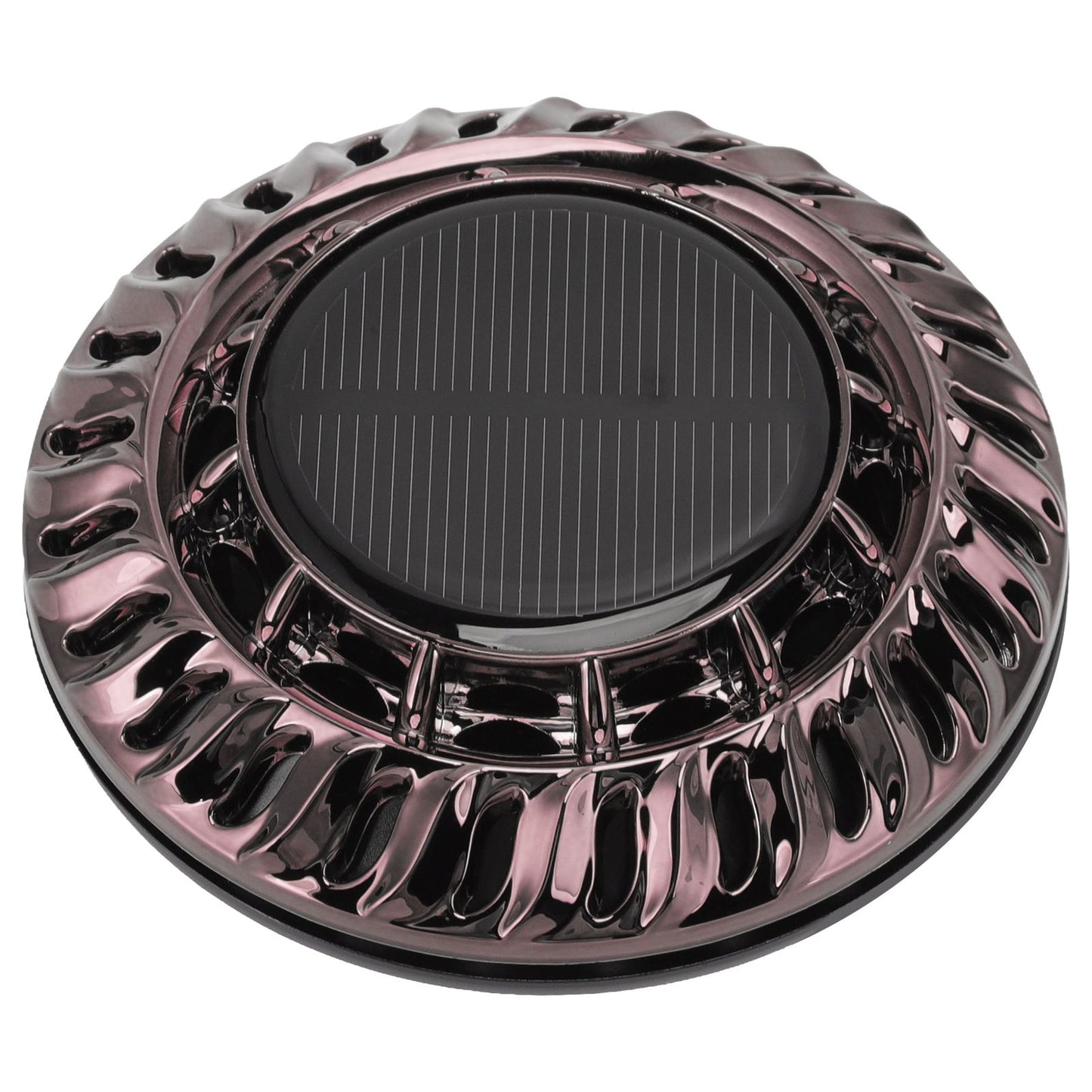 Solar Car Perfume Diffuser Automatic Rotating Decorative Car Aromatherapy Machine for Office Home Silver Black V1294-YM0523-3113220080411