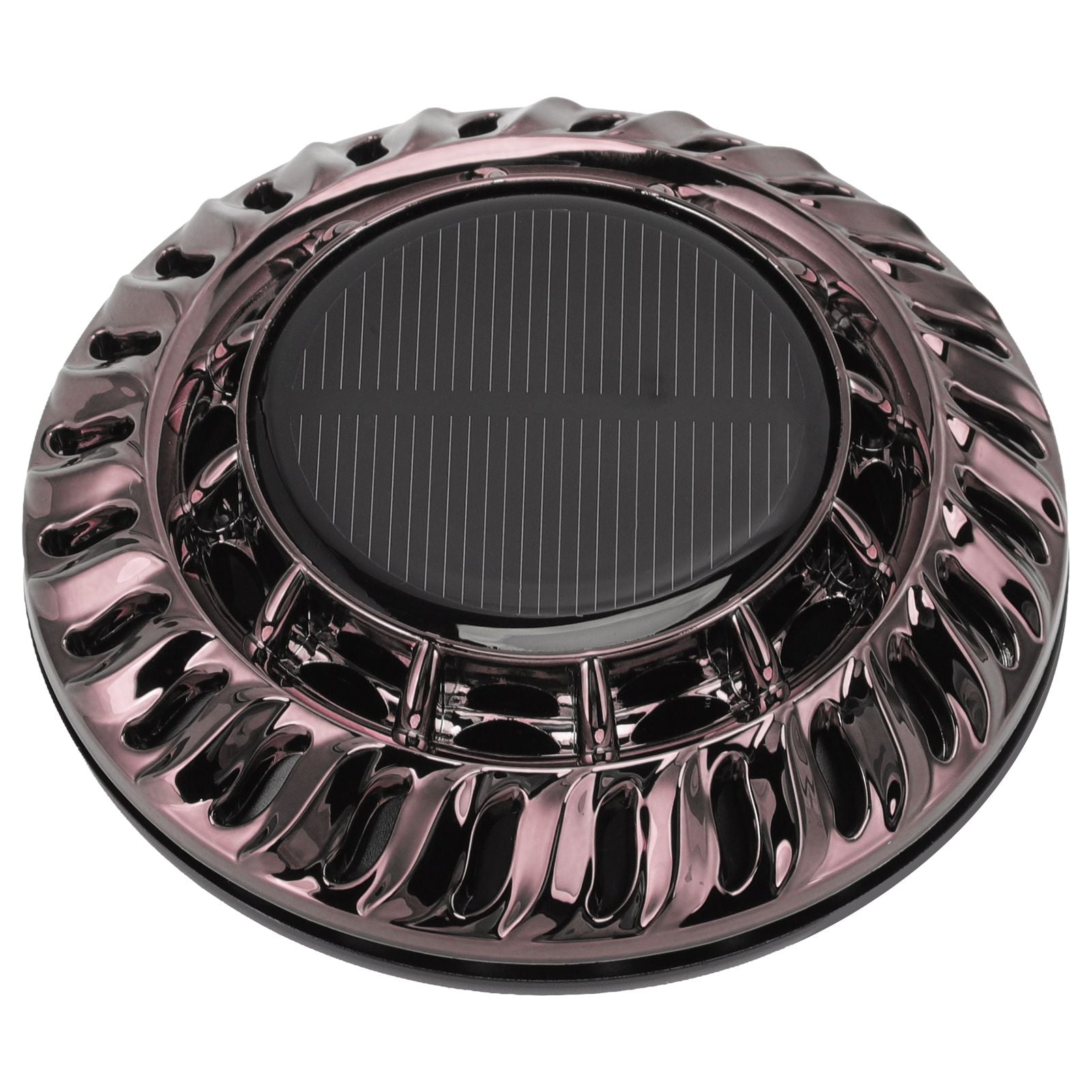 Solar Car Perfume Diffuser Automatic Rotating Decorative Car Aromatherapy Machine for Office Home Silver Black V1294-YM0523-3113220080411