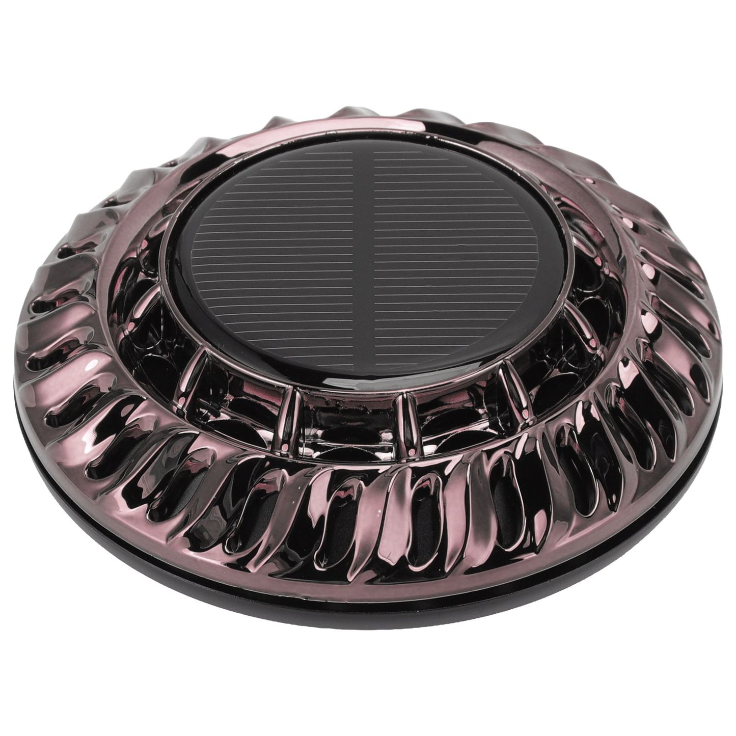 Solar Car Perfume Diffuser Automatic Rotating Decorative Car Aromatherapy Machine for Office Home Silver Black V1294-YM0523-3113220080411