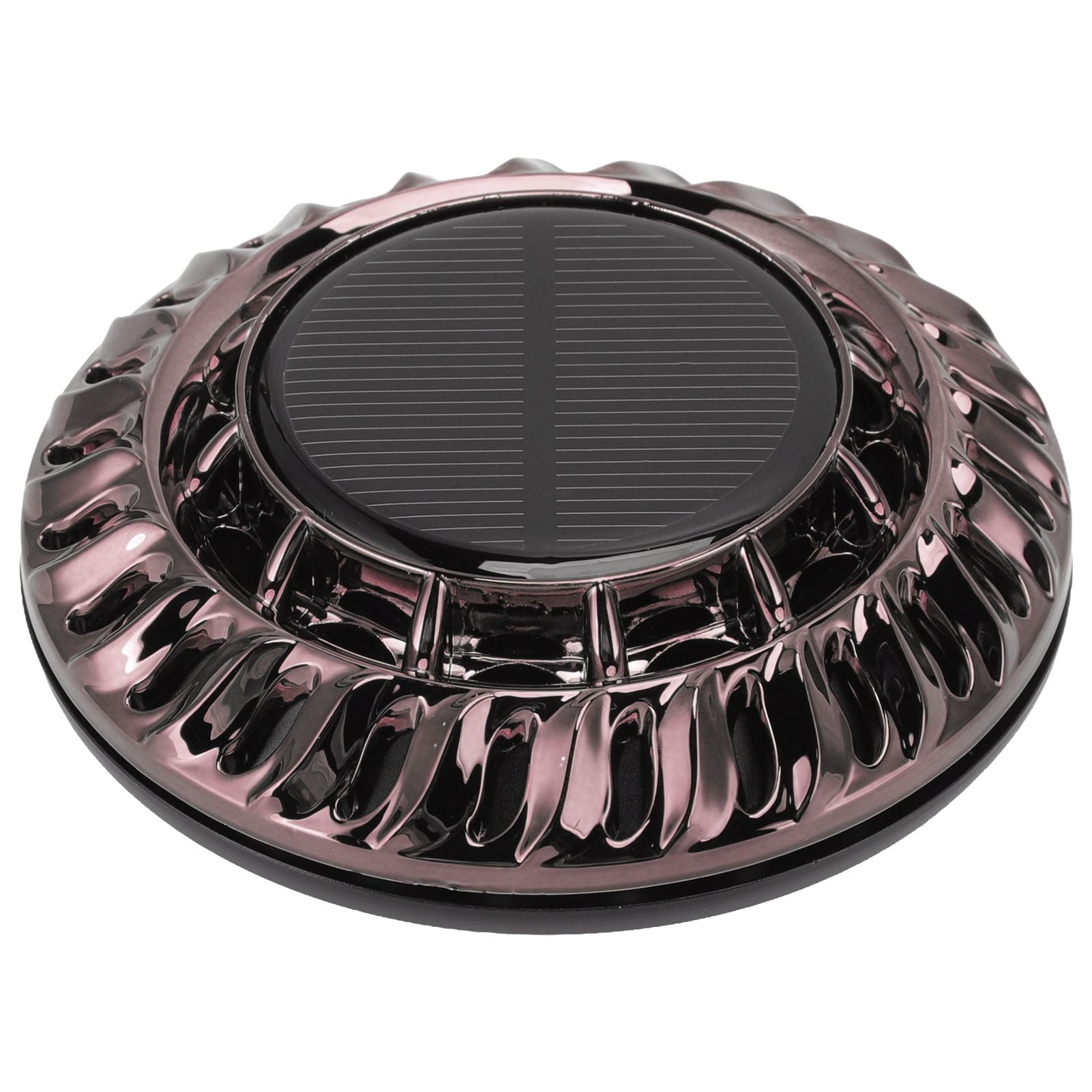 Solar Car Perfume Diffuser Automatic Rotating Decorative Car Aromatherapy Machine for Office Home Silver Black V1294-YM0523-3113220080411