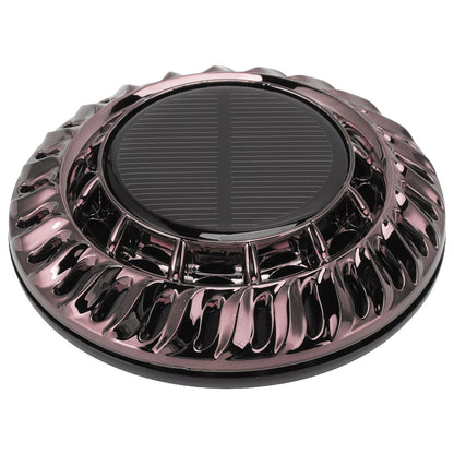 Solar Car Perfume Diffuser Automatic Rotating Decorative Car Aromatherapy Machine for Office Home Silver Black V1294-YM0523-3113220080411