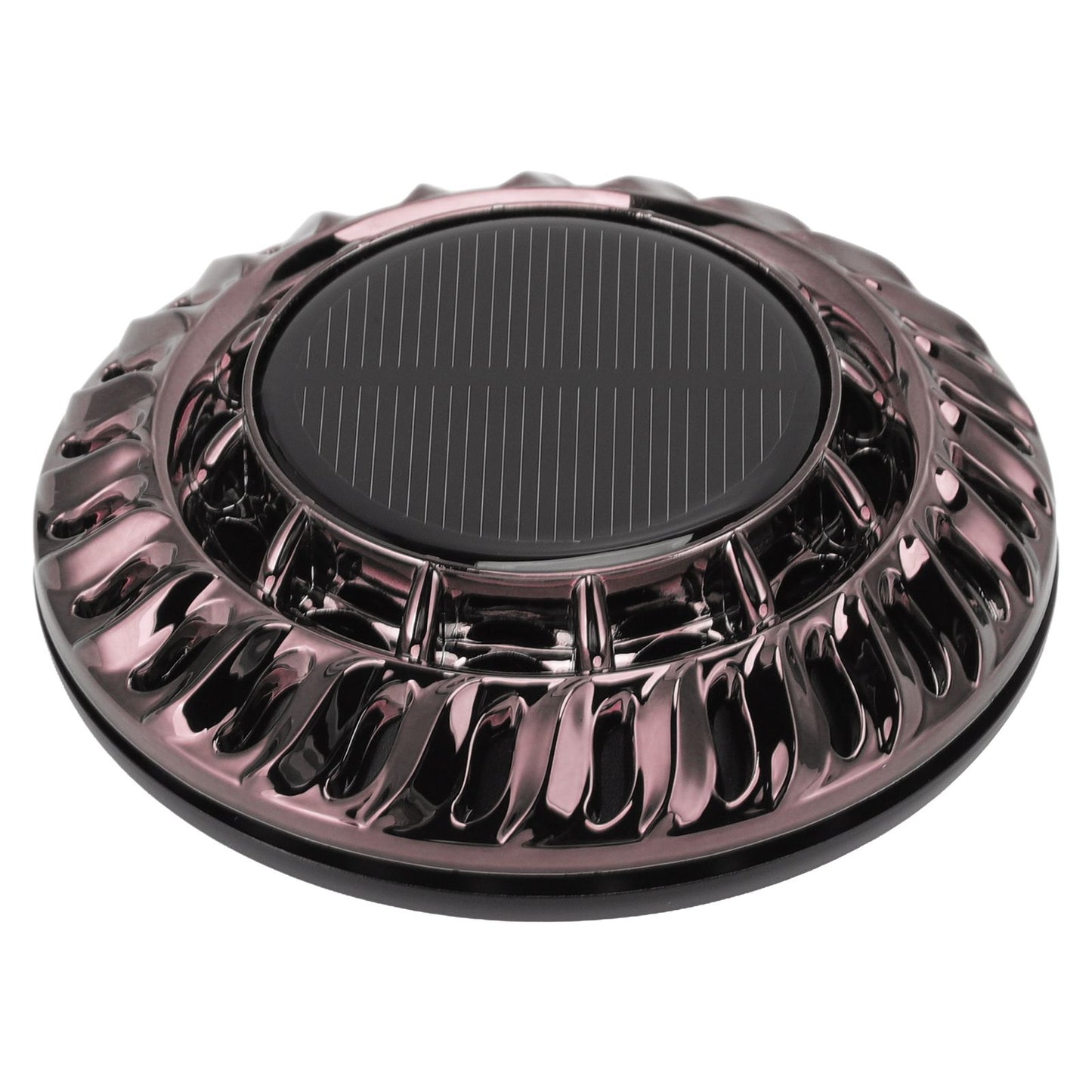Solar Car Perfume Diffuser Automatic Rotating Decorative Car Aromatherapy Machine for Office Home Silver Black V1294-YM0523-3113220080411
