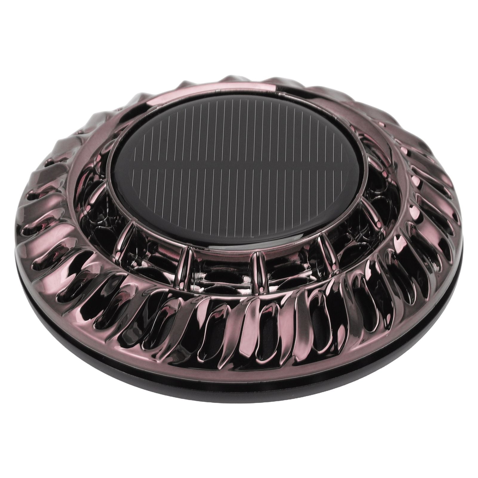 Solar Car Perfume Diffuser Automatic Rotating Decorative Car Aromatherapy Machine for Office Home Silver Black V1294-YM0523-3113220080411