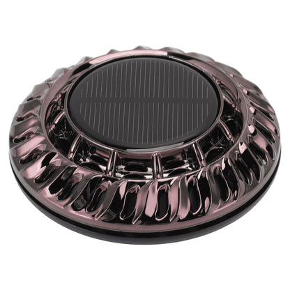 Solar Car Perfume Diffuser Automatic Rotating Decorative Car Aromatherapy Machine for Office Home Silver Black V1294-YM0523-3113220080411