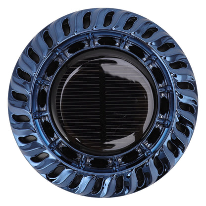Solar Car Perfume Diffuser Automatic Rotating Decorative Car Aromatherapy Machine for Office Home Ink Blue V1294-YM0523-3113220080412