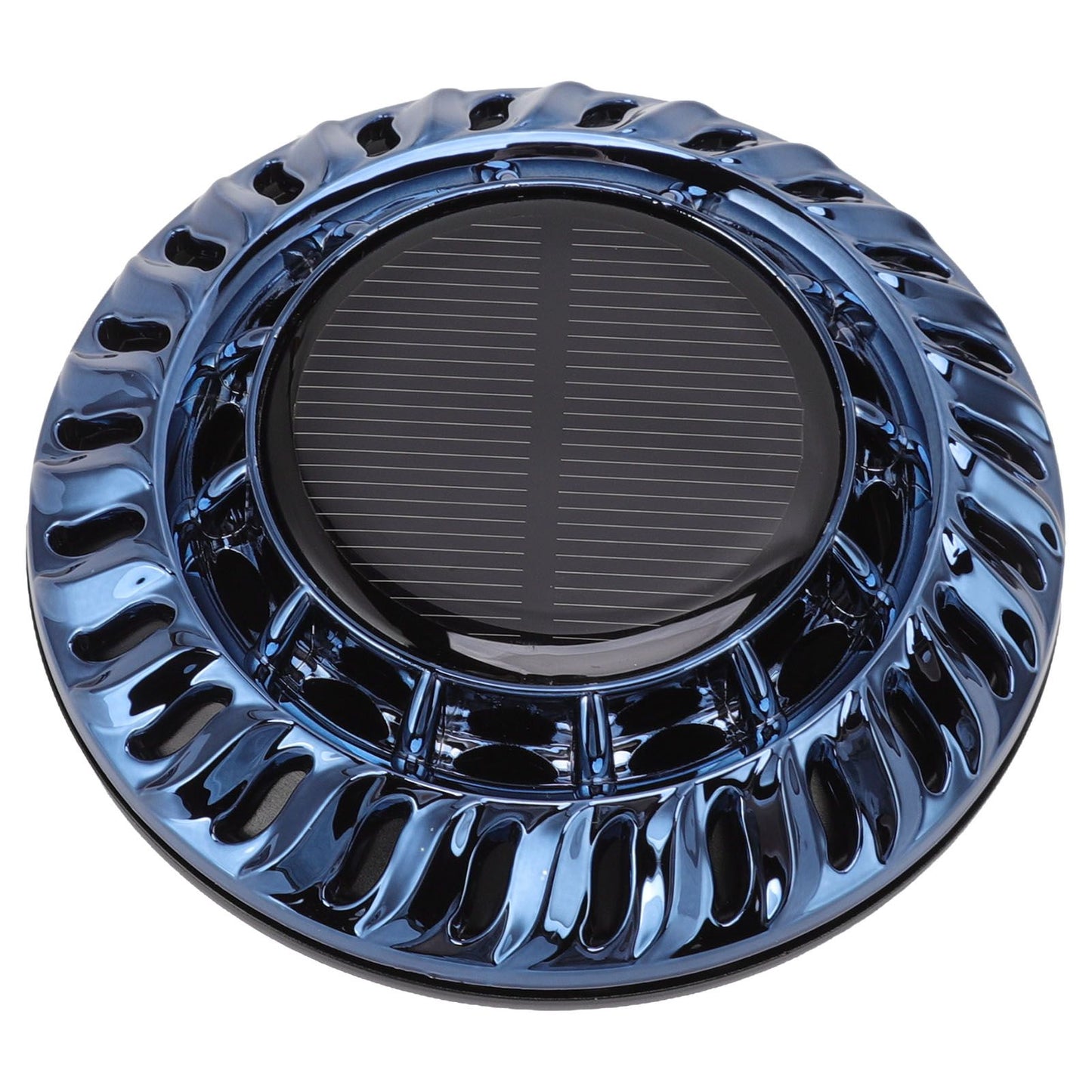 Solar Car Perfume Diffuser Automatic Rotating Decorative Car Aromatherapy Machine for Office Home Ink Blue V1294-YM0523-3113220080412