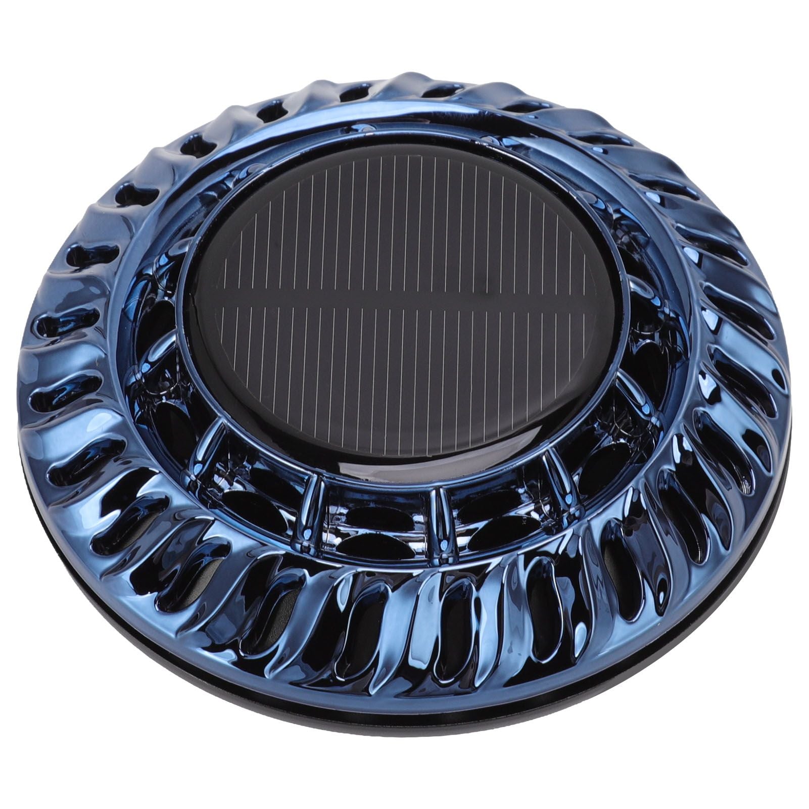 Solar Car Perfume Diffuser Automatic Rotating Decorative Car Aromatherapy Machine for Office Home Ink Blue V1294-YM0523-3113220080412