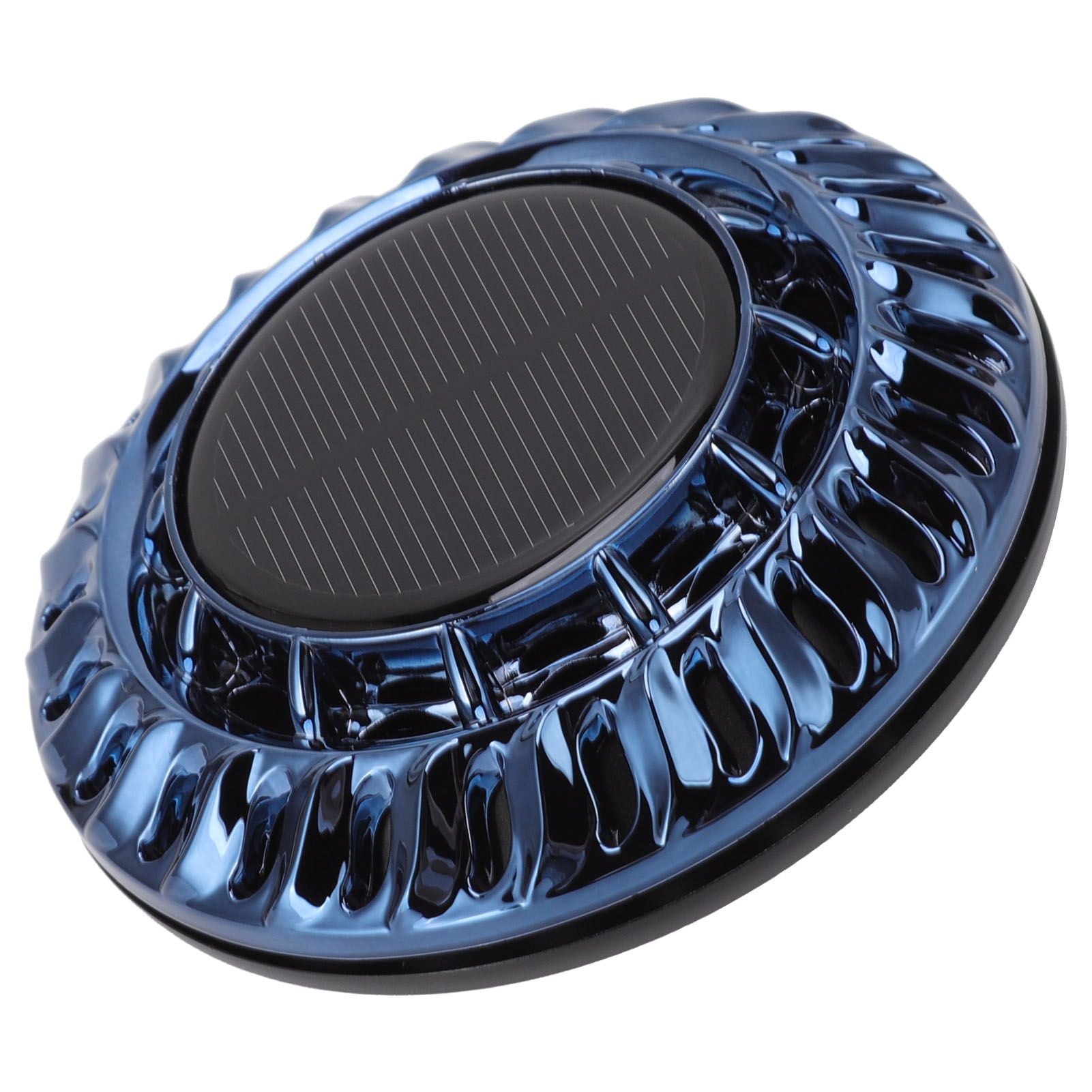 Solar Car Perfume Diffuser Automatic Rotating Decorative Car Aromatherapy Machine for Office Home Ink Blue V1294-YM0523-3113220080412