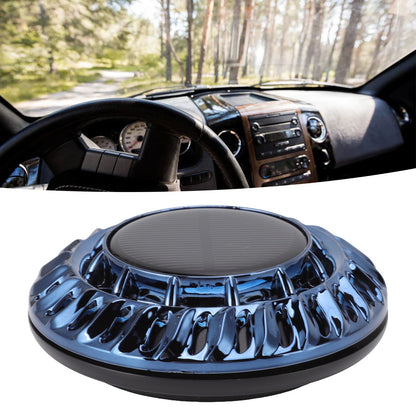 Solar Car Perfume Diffuser Automatic Rotating Decorative Car Aromatherapy Machine for Office Home Ink Blue V1294-YM0523-3113220080412