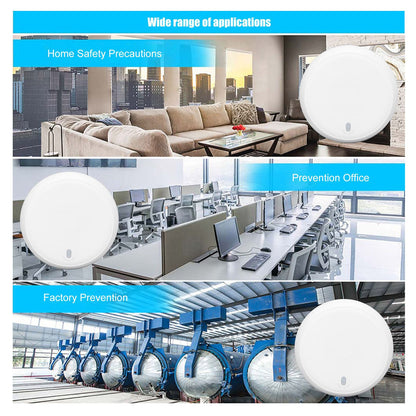 Wireless Smart Fire Smoke Alarms Smart Smoke Detector Remote Alarm Sensor Kitchen Fire Warning System for Tuya V1294-YM0523-3113220081211