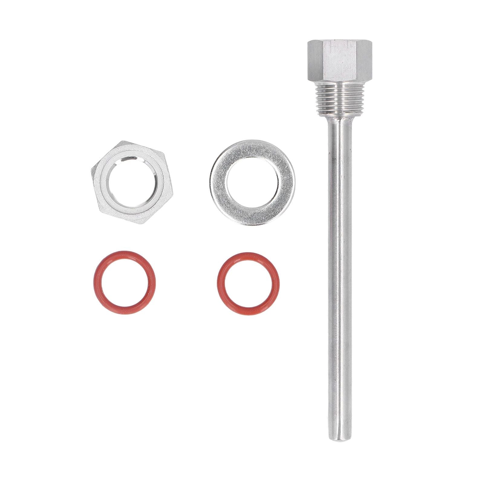 Stainless Steel Thermowell G1/2 Male Thread 6.7in Length Thermowell for Temperature Sensors V1294-YM0523-3113220083811
