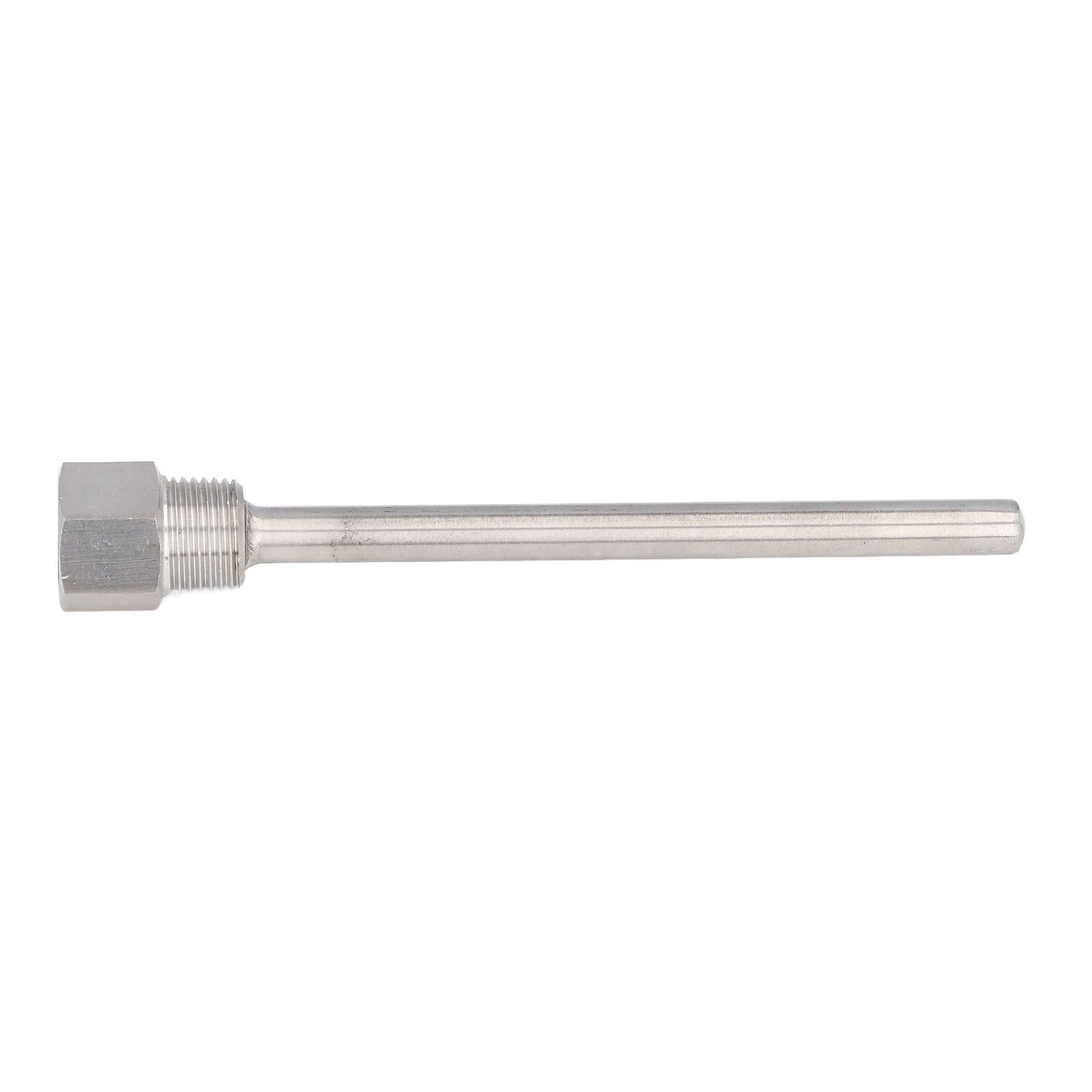 Stainless Steel Thermowell G1/2 Male Thread 6.7in Length Thermowell for Temperature Sensors V1294-YM0523-3113220083811