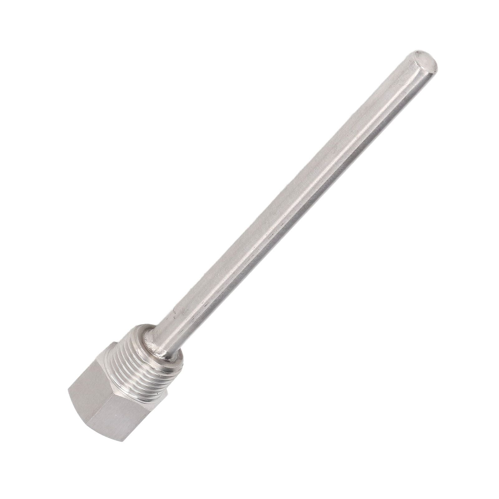 Stainless Steel Thermowell G1/2 Male Thread 6.7in Length Thermowell for Temperature Sensors V1294-YM0523-3113220083811