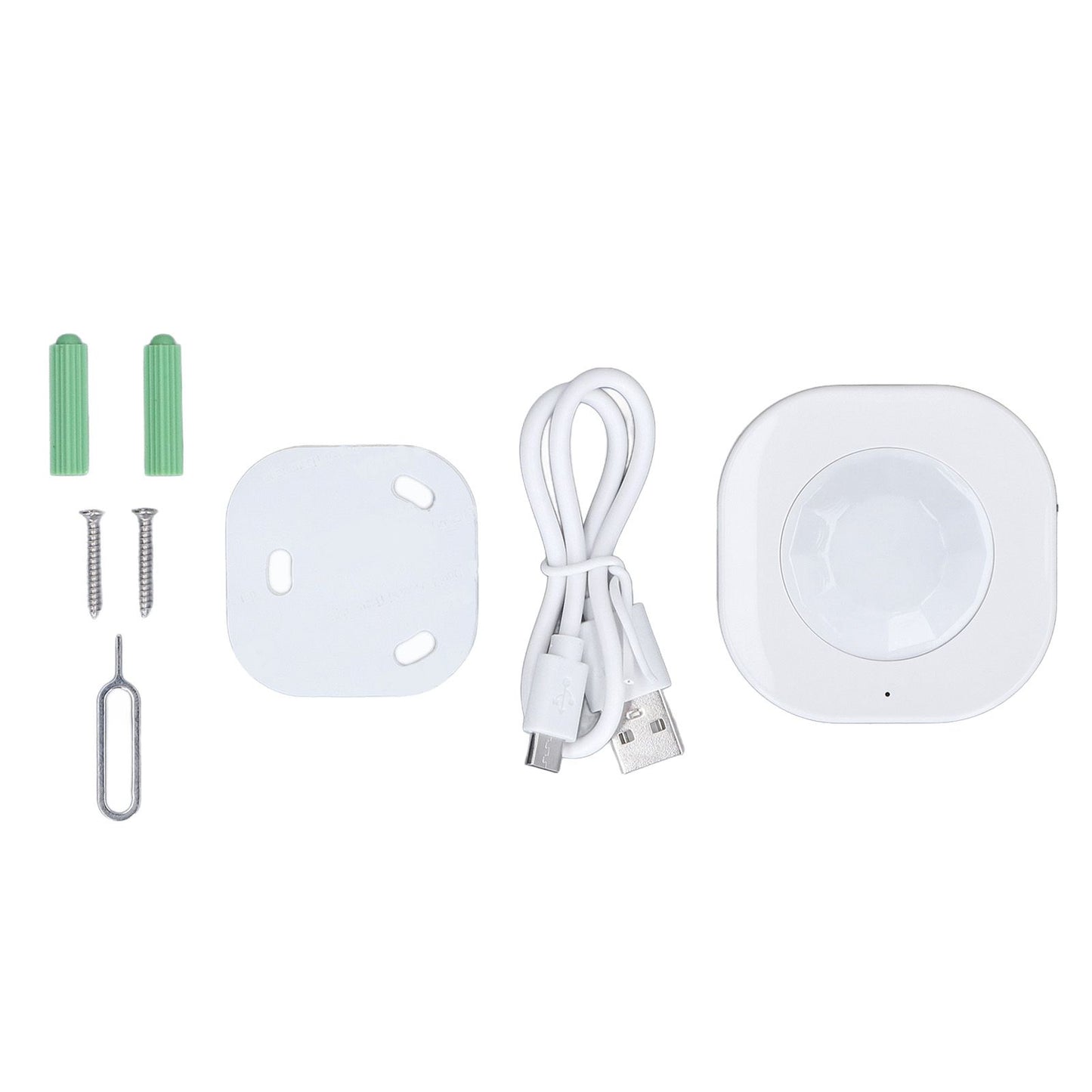 Smart Motion Sensor Square Battery Powered WiFi Infrared Body Sensor with Mobile APP Alarm for Home V1294-YM0523-3113220084111