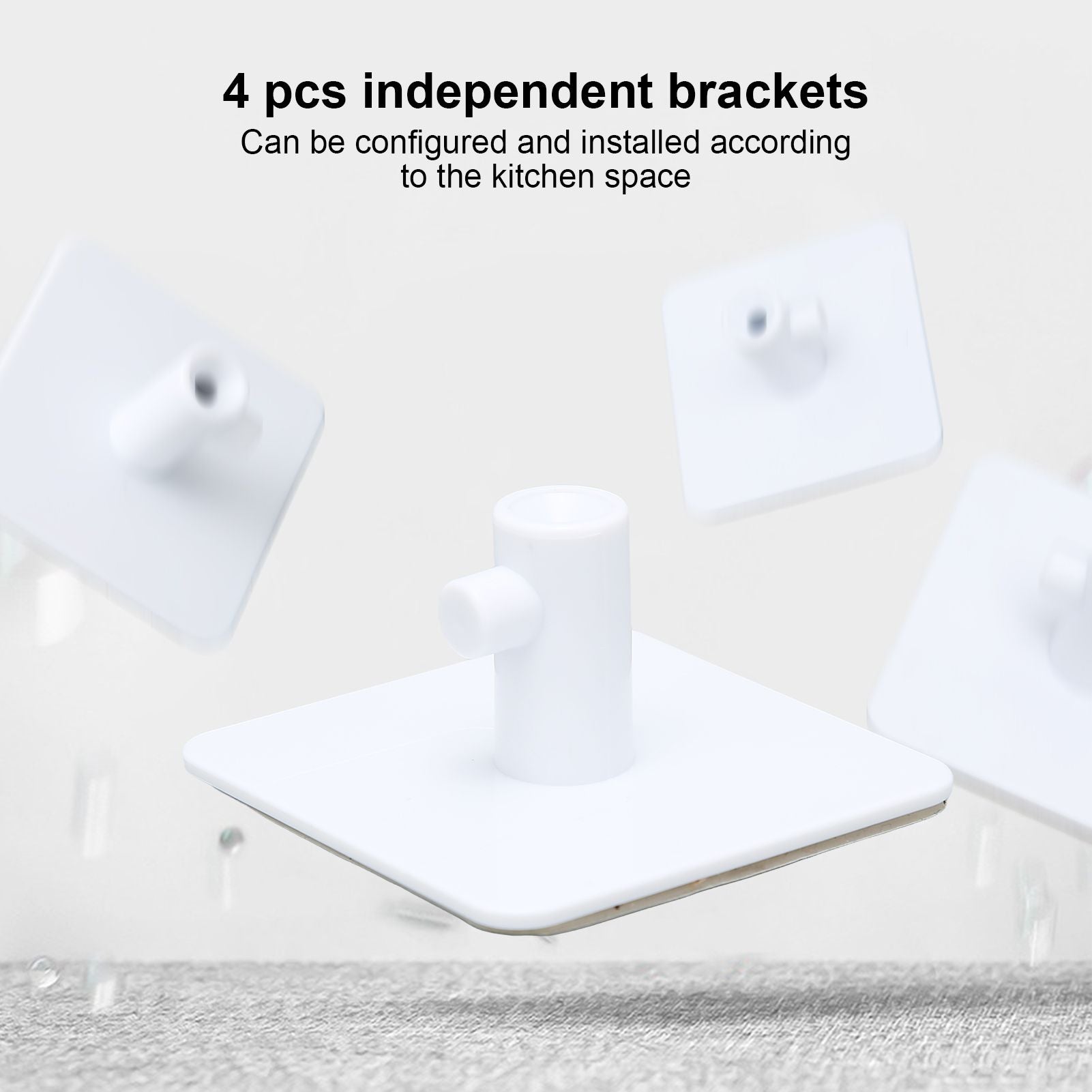 Stand Mixer Attachment Holders Vertical Hanging Type Quadrate White Mixer Attachments Accessories Holder for V1294-YM0523-3113220085511
