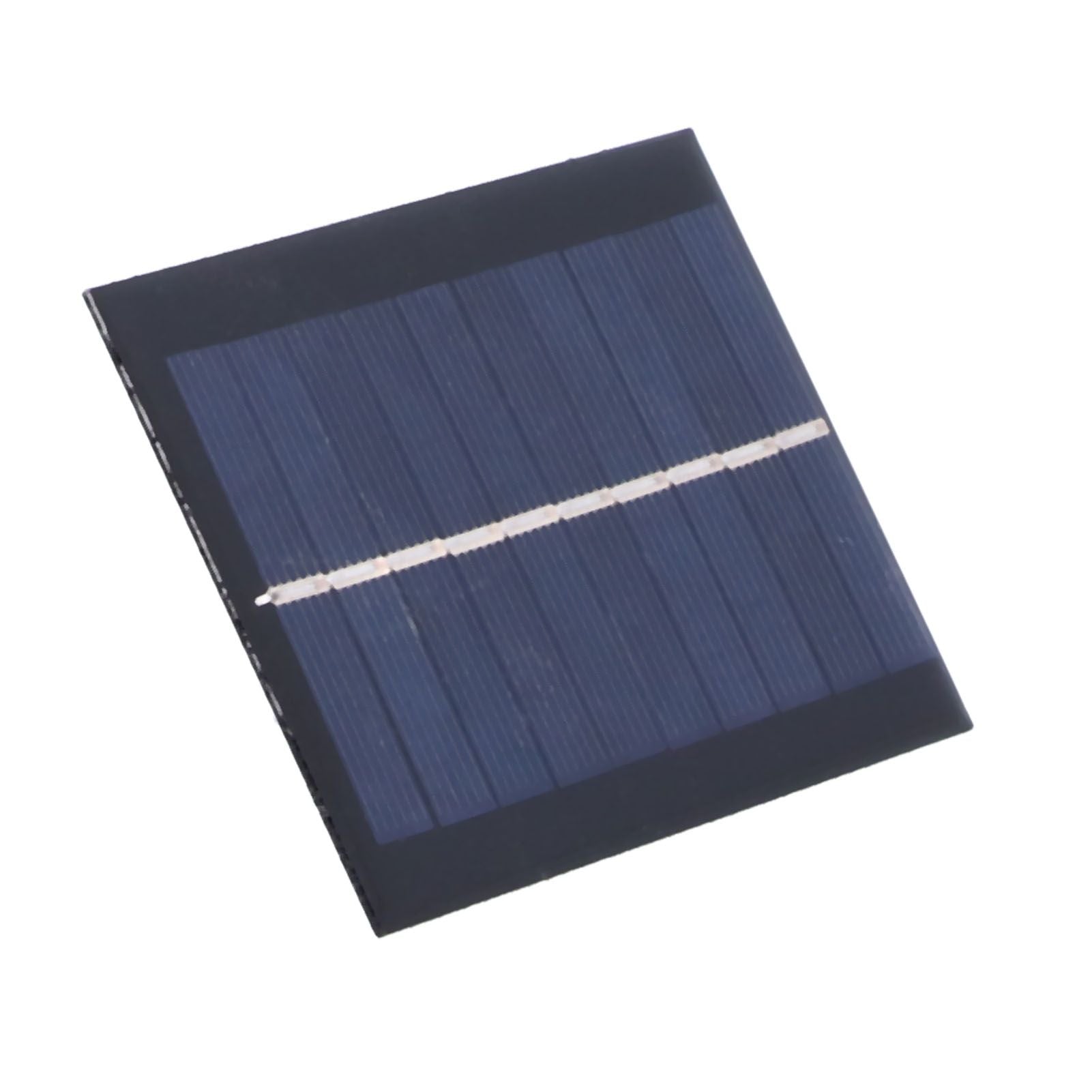1W 5V Solar Panel Polycrystalline Silicon Solar Epoxy Sheet for Ships Airplanes Outdoor Solar Light V1294-YM0523-3114210096711