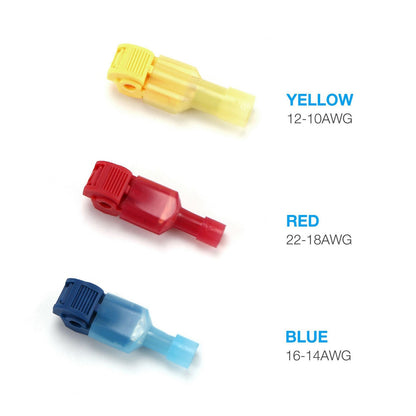 Disconnect Connector Kit T Shape Electrical Insulated Terminals for Home Decoration Circuit Repair V1294-YM0523-3114210104211