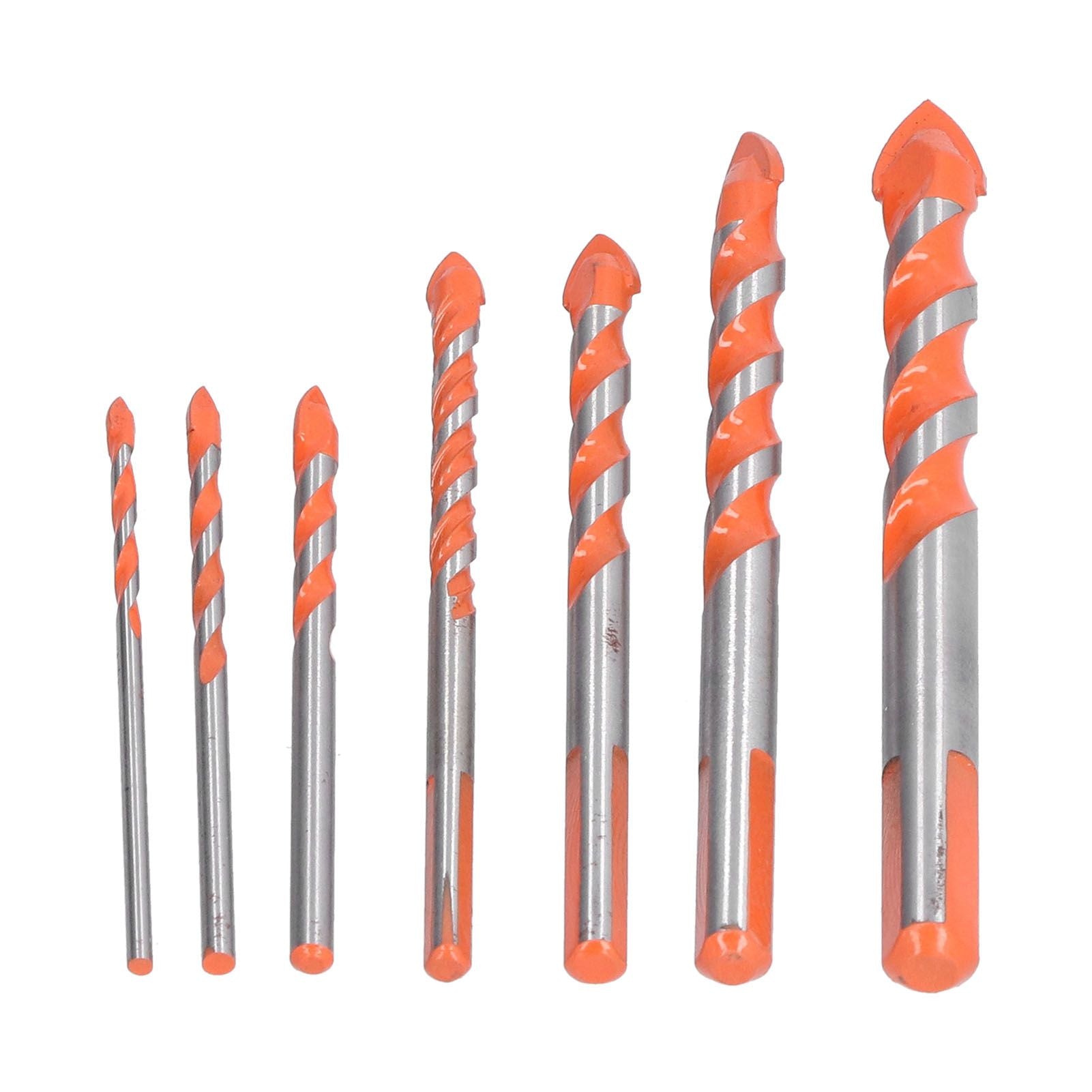 Drill Bits Punching Triangular Drill Bits with Storage Case for Ceramics Marble Wall Openings V1294-YM0523-3114210104511