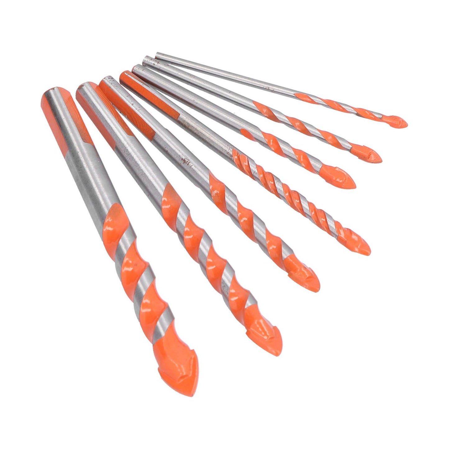 Drill Bits Punching Triangular Drill Bits with Storage Case for Ceramics Marble Wall Openings V1294-YM0523-3114210104511