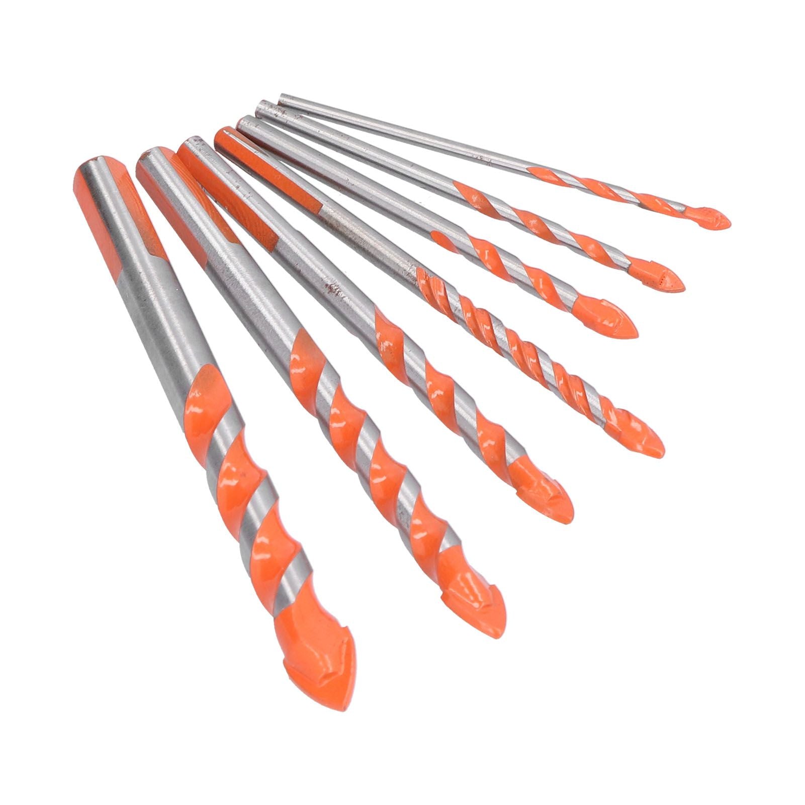 Drill Bits Punching Triangular Drill Bits with Storage Case for Ceramics Marble Wall Openings V1294-YM0523-3114210104511