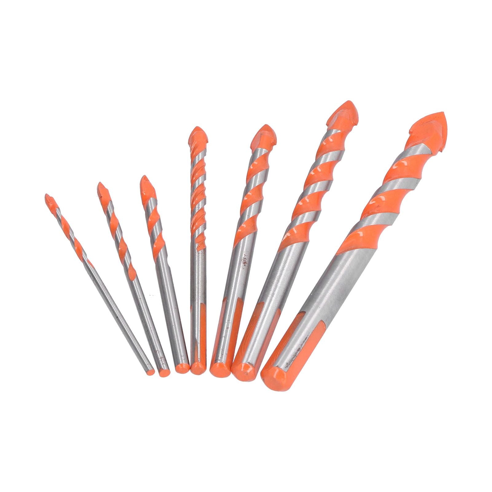 Drill Bits Punching Triangular Drill Bits with Storage Case for Ceramics Marble Wall Openings V1294-YM0523-3114210104511