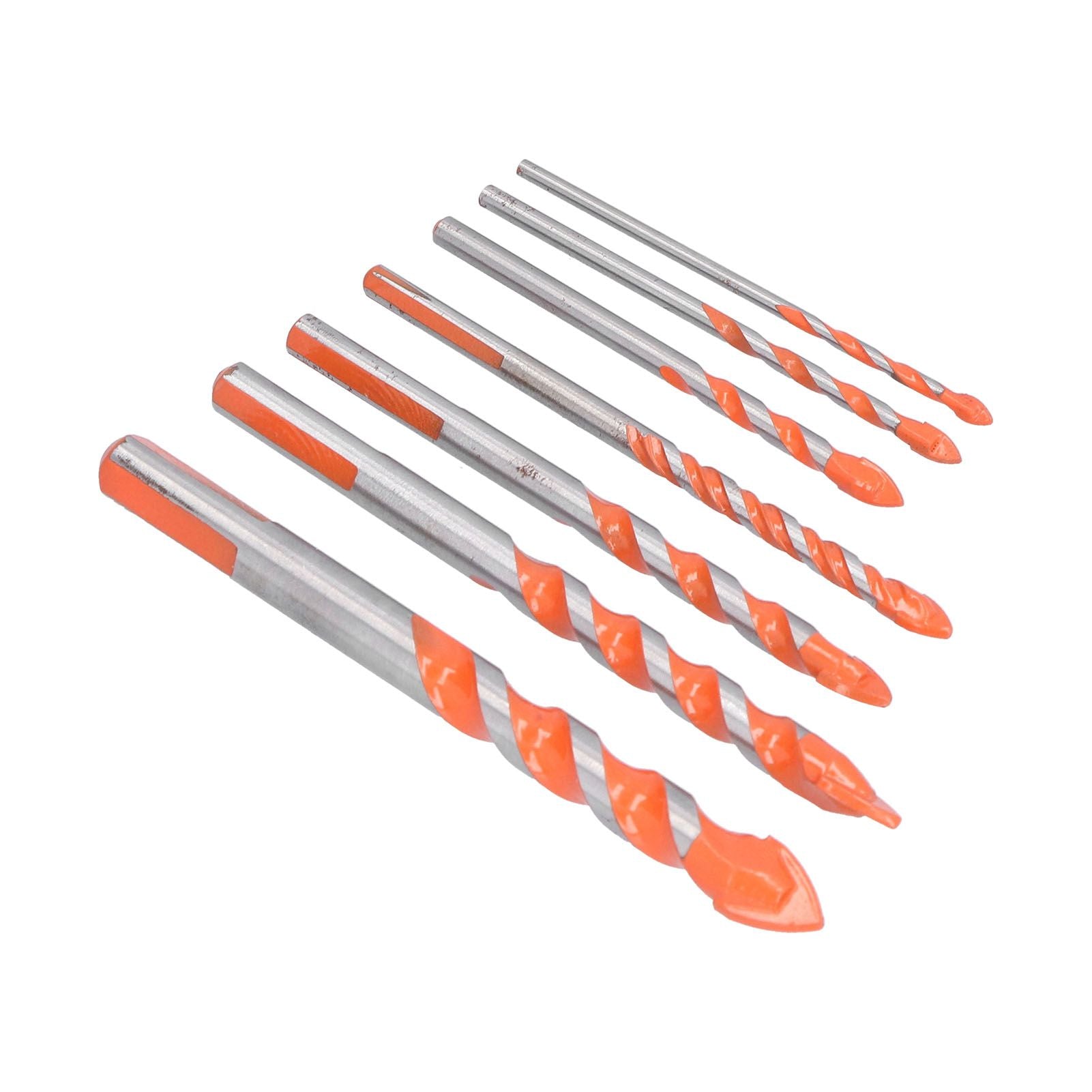 Drill Bits Punching Triangular Drill Bits with Storage Case for Ceramics Marble Wall Openings V1294-YM0523-3114210104511