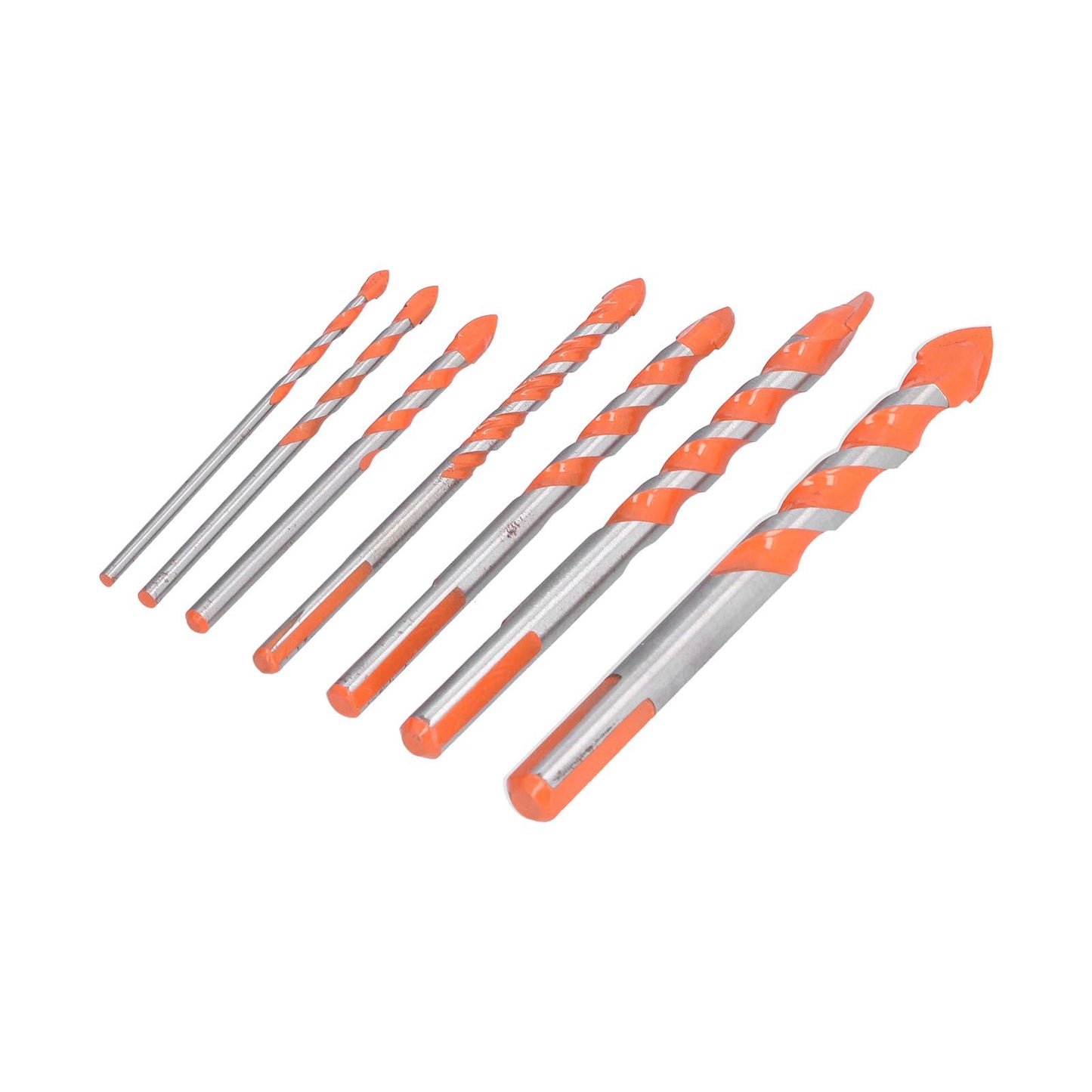 Drill Bits Punching Triangular Drill Bits with Storage Case for Ceramics Marble Wall Openings V1294-YM0523-3114210104511
