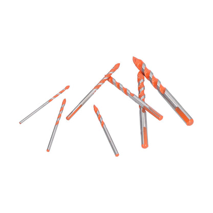 Drill Bits Punching Triangular Drill Bits with Storage Case for Ceramics Marble Wall Openings V1294-YM0523-3114210104511