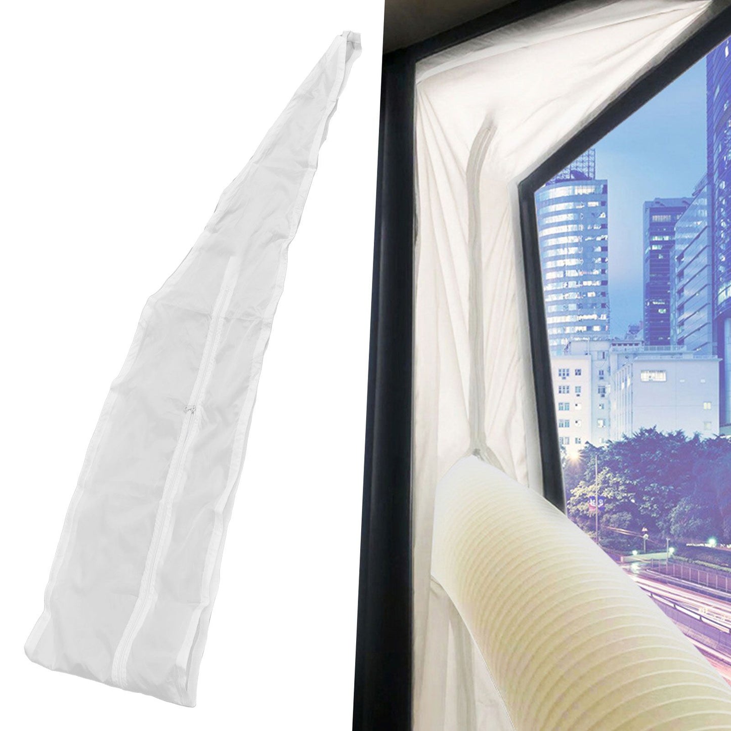 Portable Mobile Air Conditioner Window Seal Accessories Window Sealing Cloth Soft Sealing Baffle3 m / 9.8ft V1294-YM0523-3114210109612