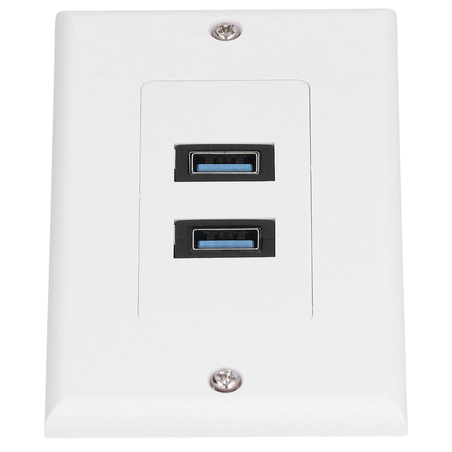USB 3.0 Wall Plate Data Transmission 2 Port USB 3.0 Component Composite Wall Panel for Charging V1294-YM0523-3114210116411