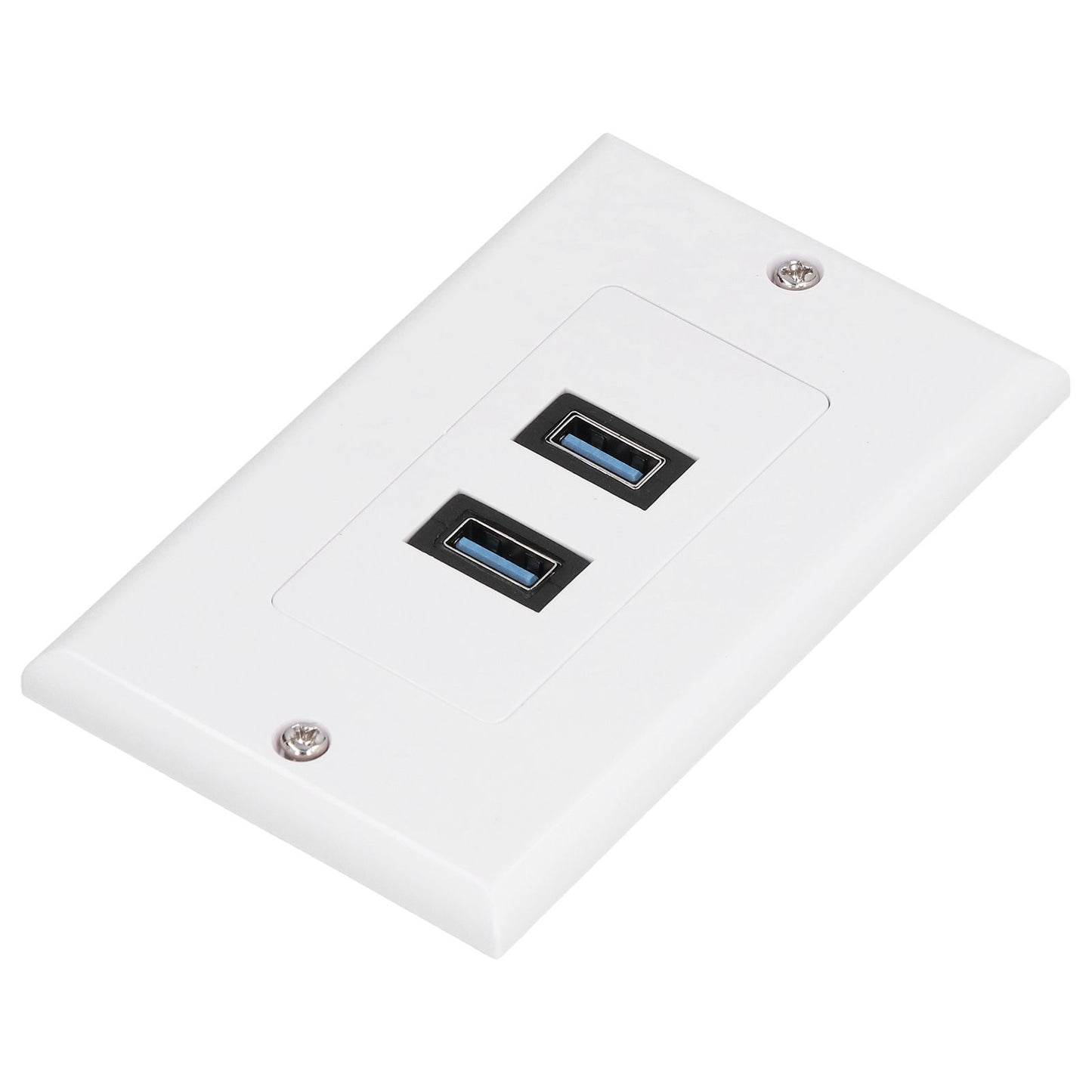 USB 3.0 Wall Plate Data Transmission 2 Port USB 3.0 Component Composite Wall Panel for Charging V1294-YM0523-3114210116411