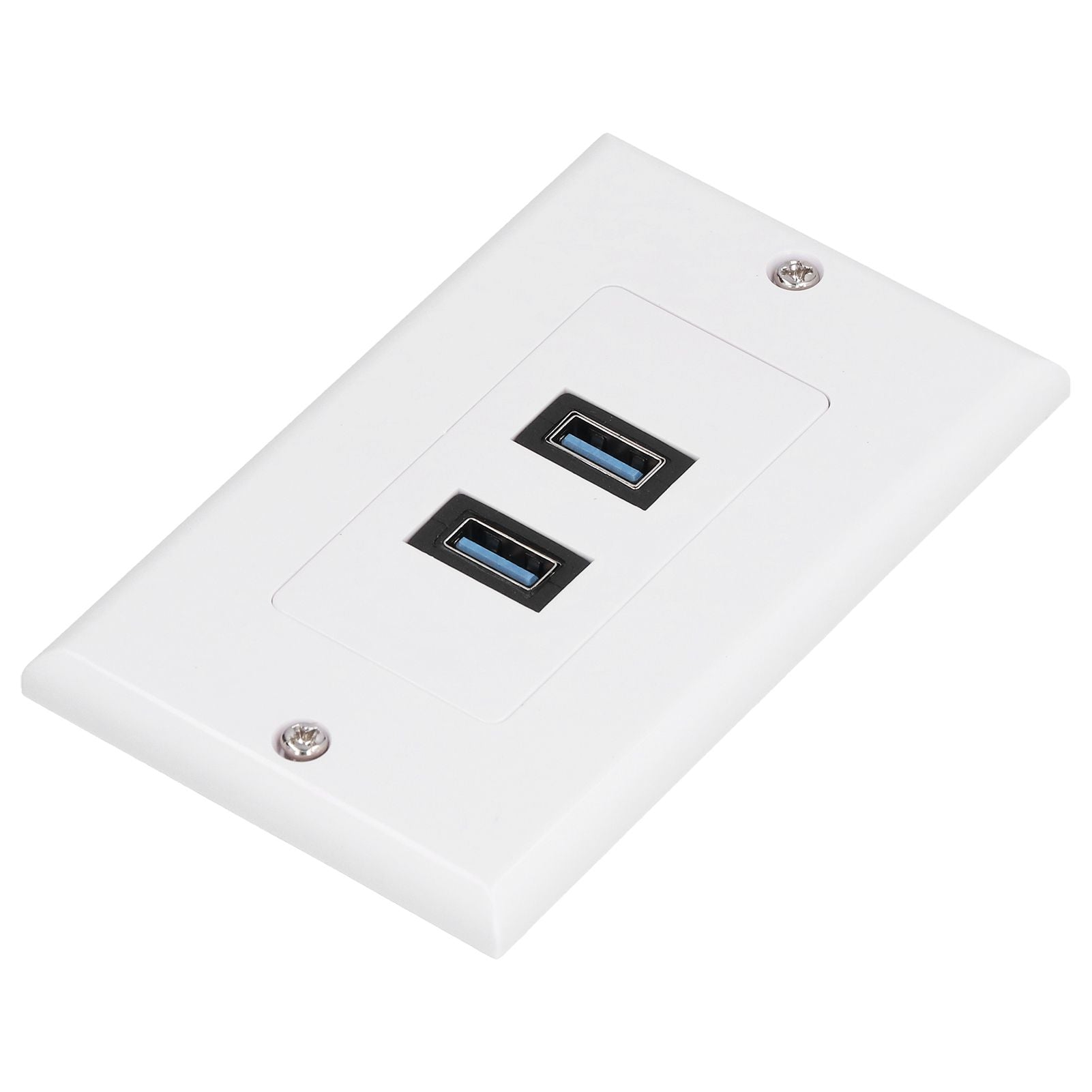 USB 3.0 Wall Plate Data Transmission 2 Port USB 3.0 Component Composite Wall Panel for Charging V1294-YM0523-3114210116411