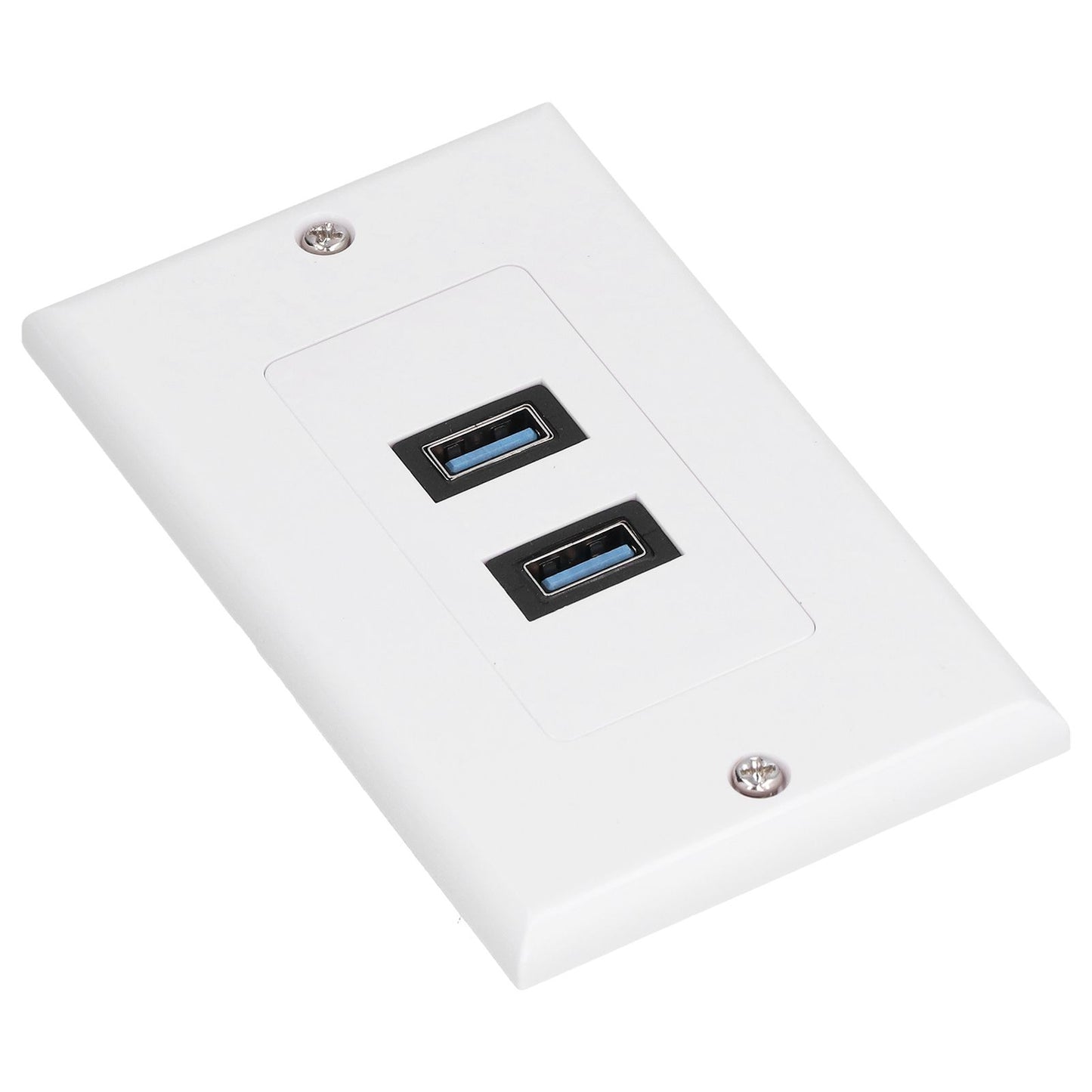 USB 3.0 Wall Plate Data Transmission 2 Port USB 3.0 Component Composite Wall Panel for Charging V1294-YM0523-3114210116411