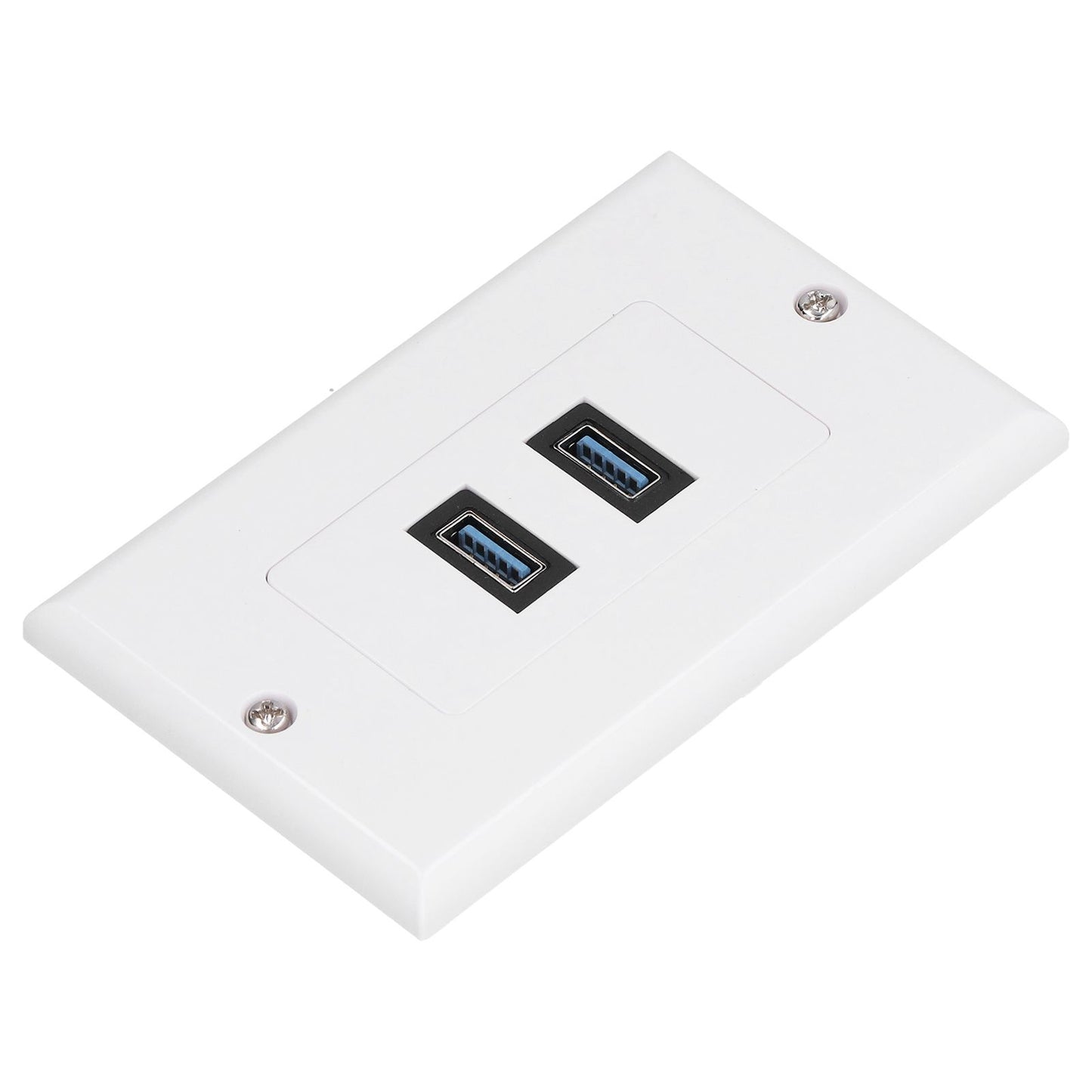USB 3.0 Wall Plate Data Transmission 2 Port USB 3.0 Component Composite Wall Panel for Charging V1294-YM0523-3114210116411