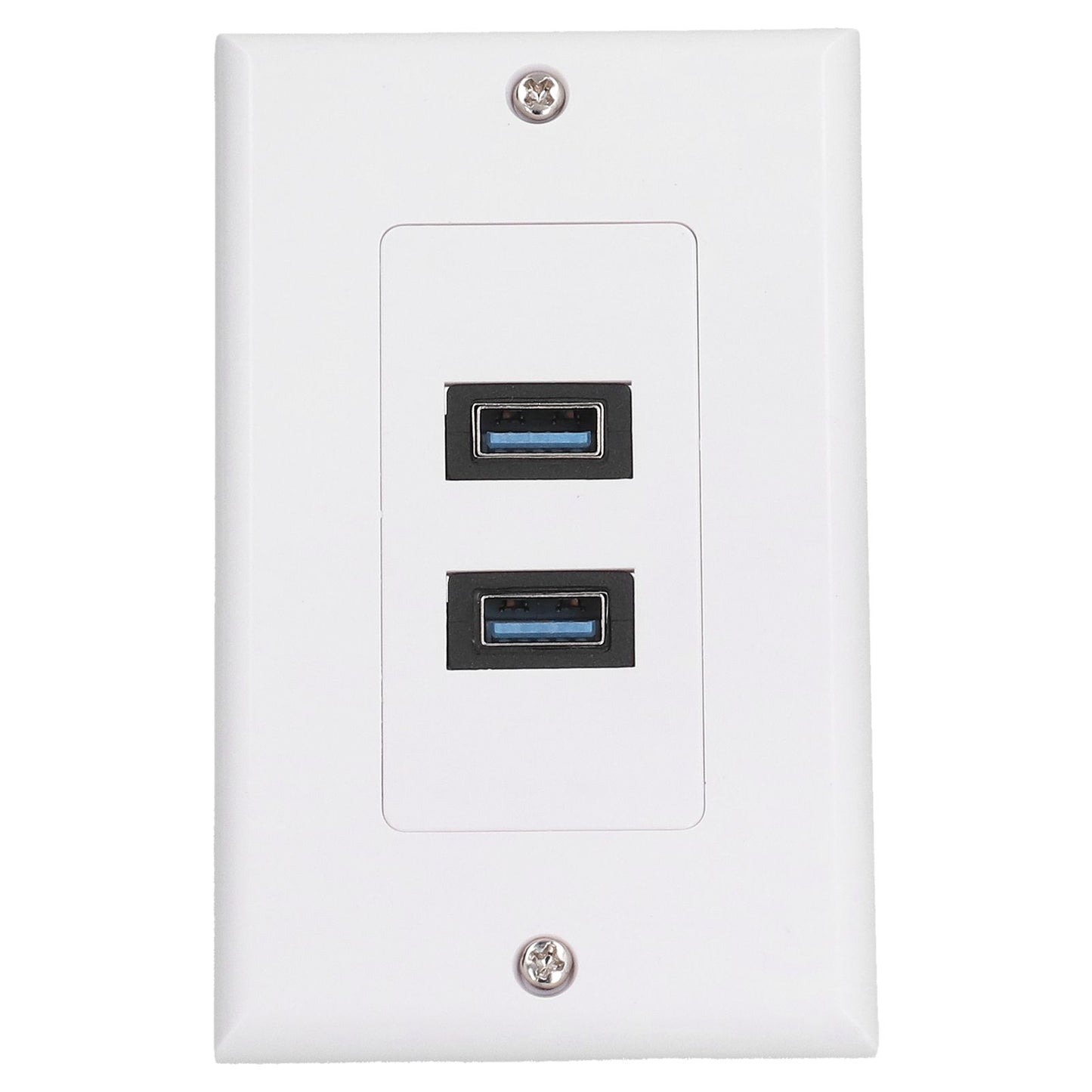 USB 3.0 Wall Plate Data Transmission 2 Port USB 3.0 Component Composite Wall Panel for Charging V1294-YM0523-3114210116411