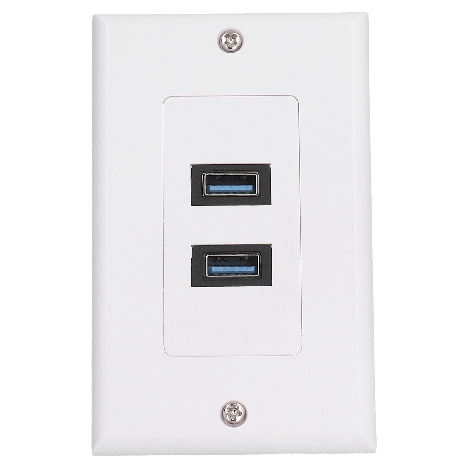 USB 3.0 Wall Plate Data Transmission 2 Port USB 3.0 Component Composite Wall Panel for Charging V1294-YM0523-3114210116411