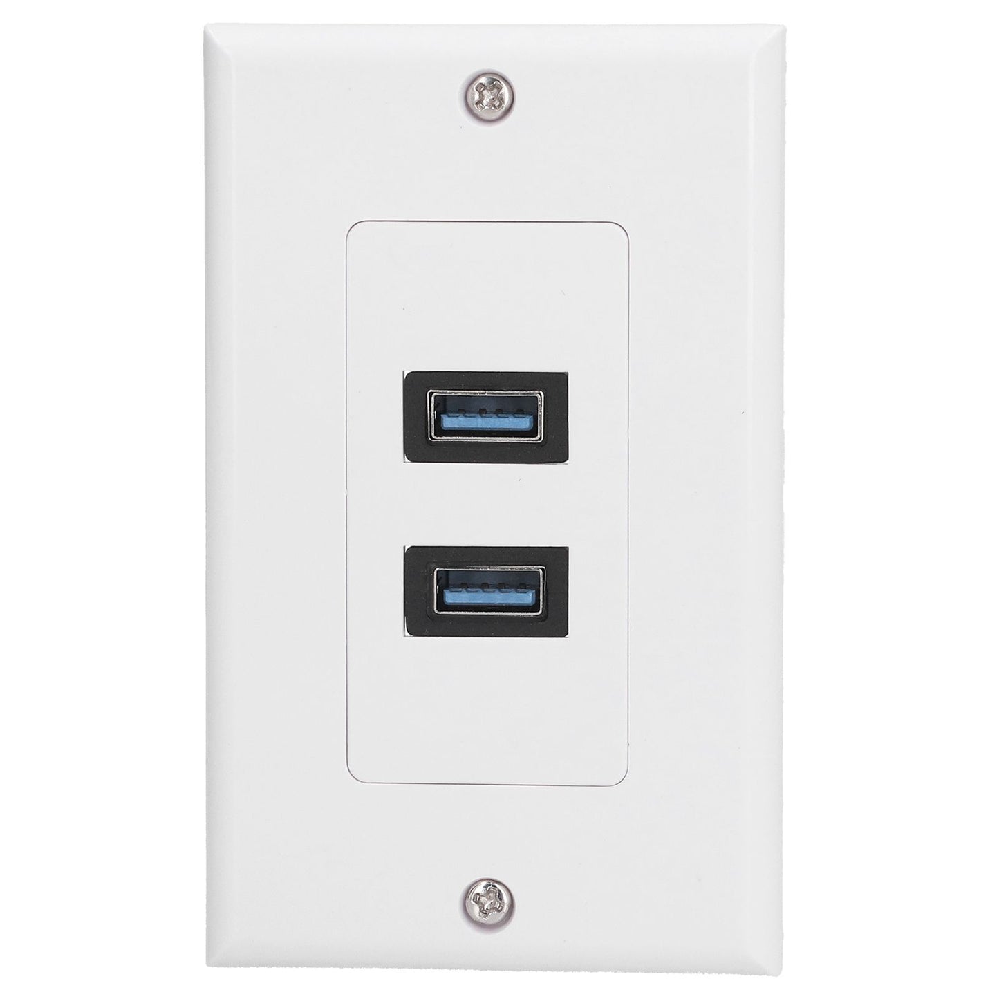 USB 3.0 Wall Plate Data Transmission 2 Port USB 3.0 Component Composite Wall Panel for Charging V1294-YM0523-3114210116411