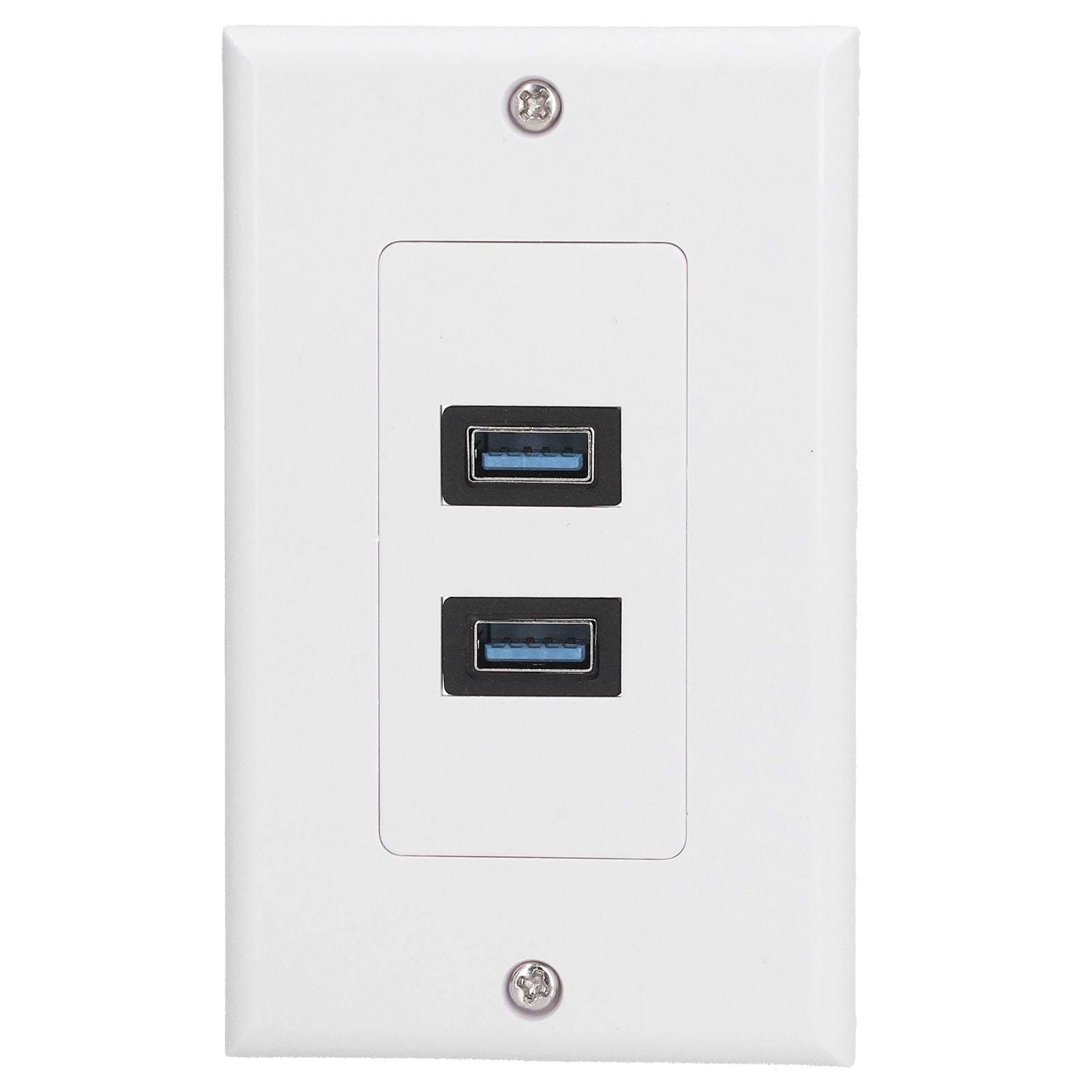 USB 3.0 Wall Plate Data Transmission 2 Port USB 3.0 Component Composite Wall Panel for Charging V1294-YM0523-3114210116411