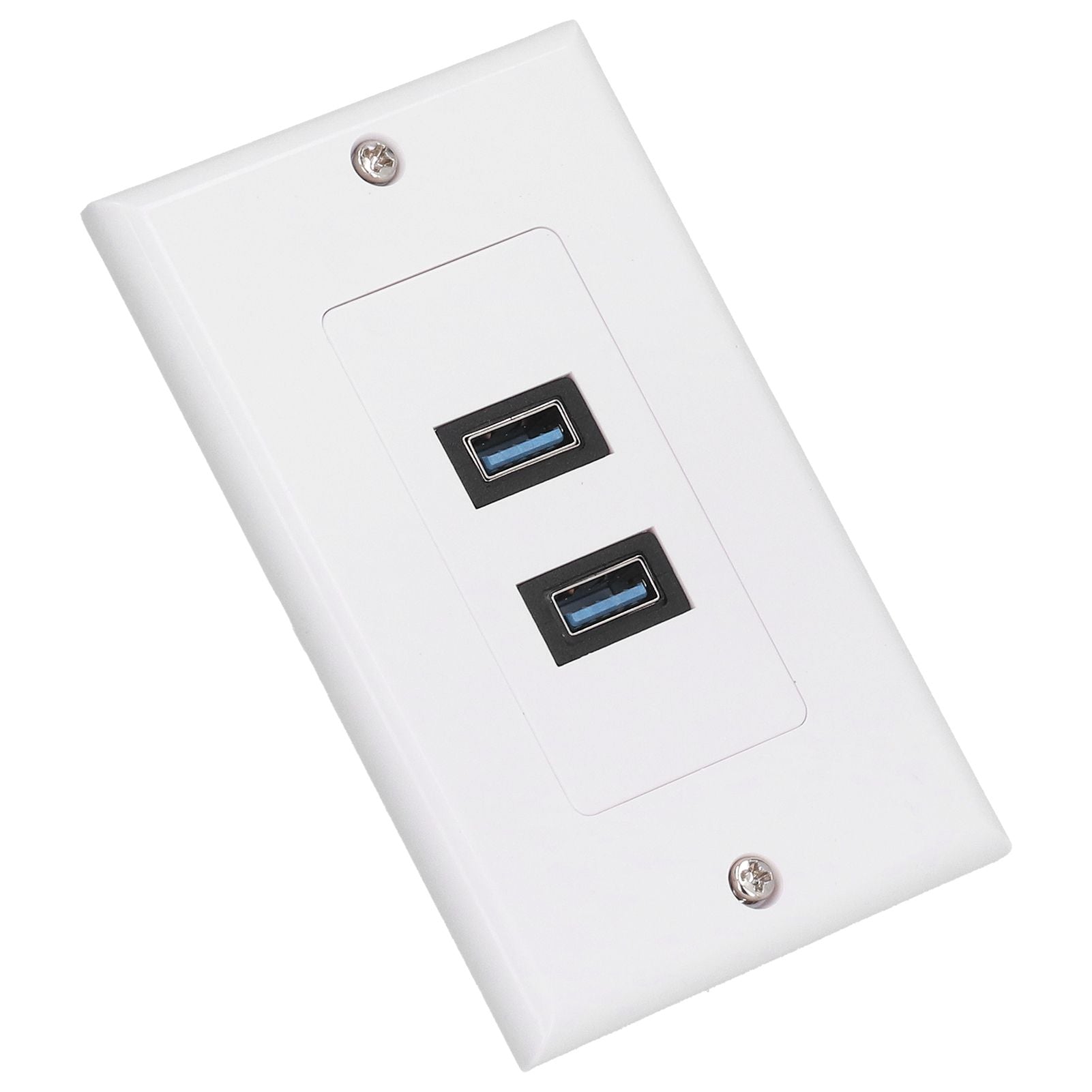 USB 3.0 Wall Plate Data Transmission 2 Port USB 3.0 Component Composite Wall Panel for Charging V1294-YM0523-3114210116411