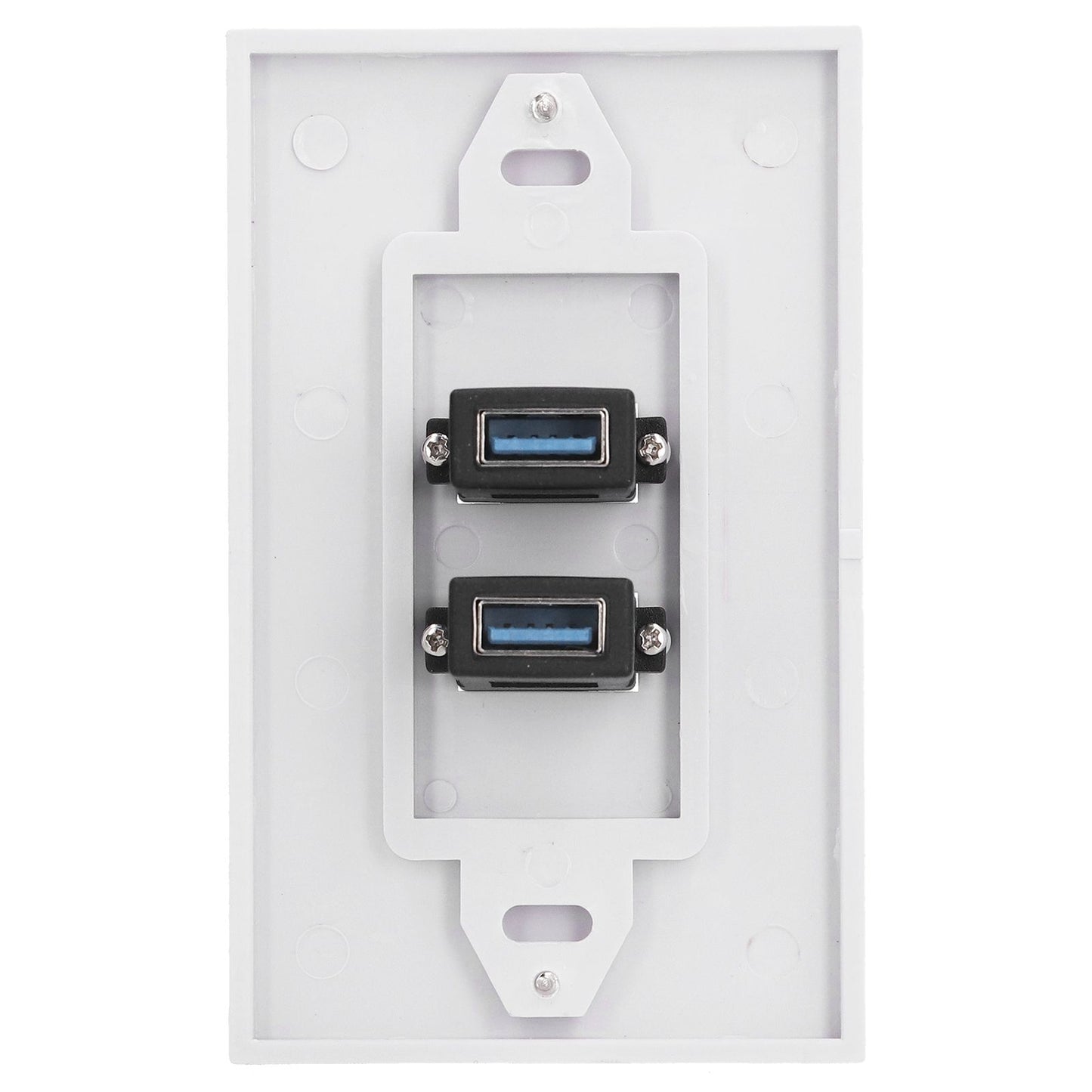 USB 3.0 Wall Plate Data Transmission 2 Port USB 3.0 Component Composite Wall Panel for Charging V1294-YM0523-3114210116411