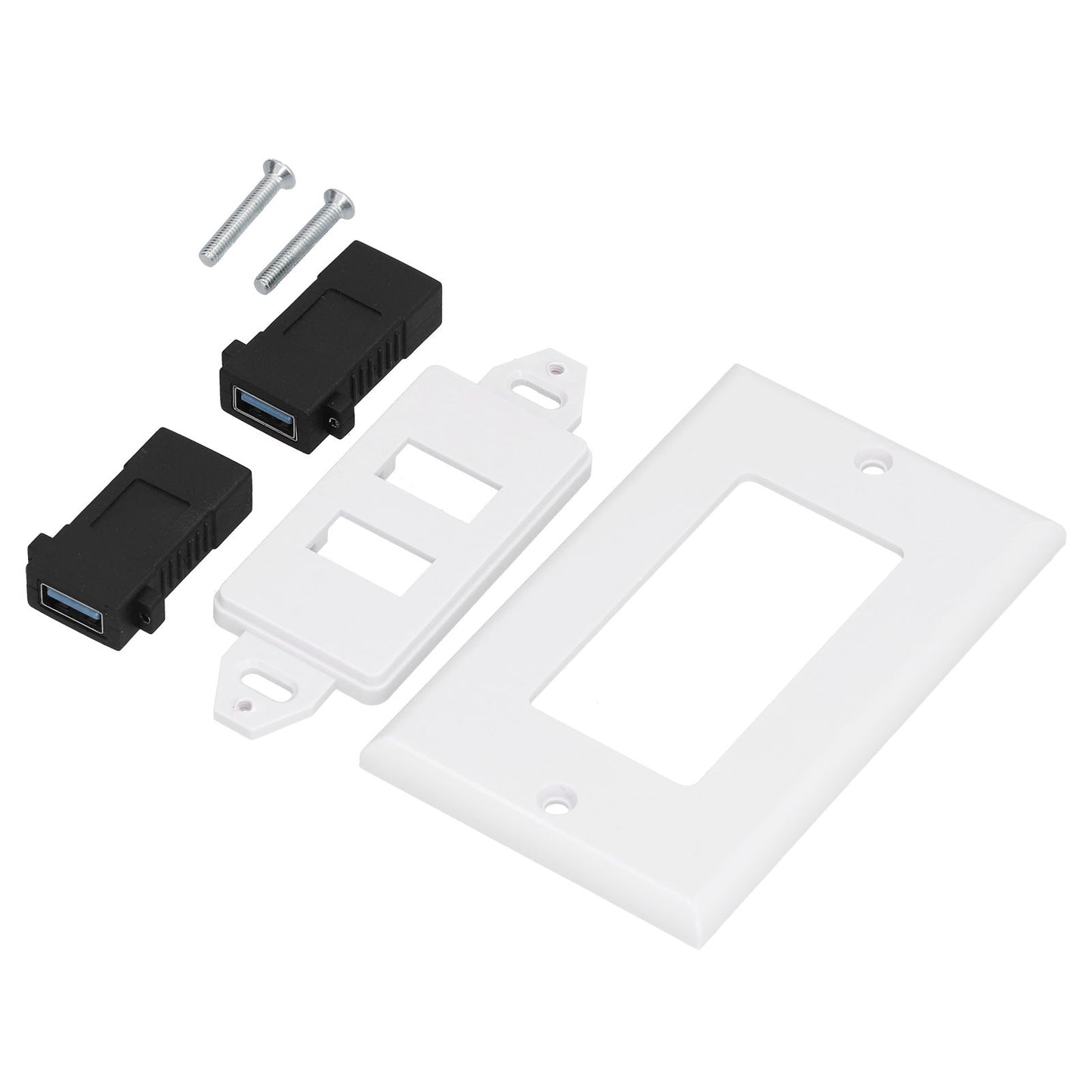 USB 3.0 Wall Plate Data Transmission 2 Port USB 3.0 Component Composite Wall Panel for Charging V1294-YM0523-3114210116411