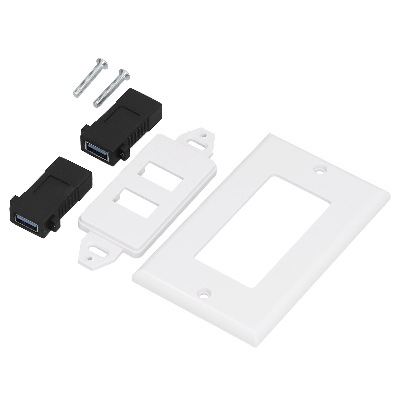USB 3.0 Wall Plate Data Transmission 2 Port USB 3.0 Component Composite Wall Panel for Charging V1294-YM0523-3114210116411