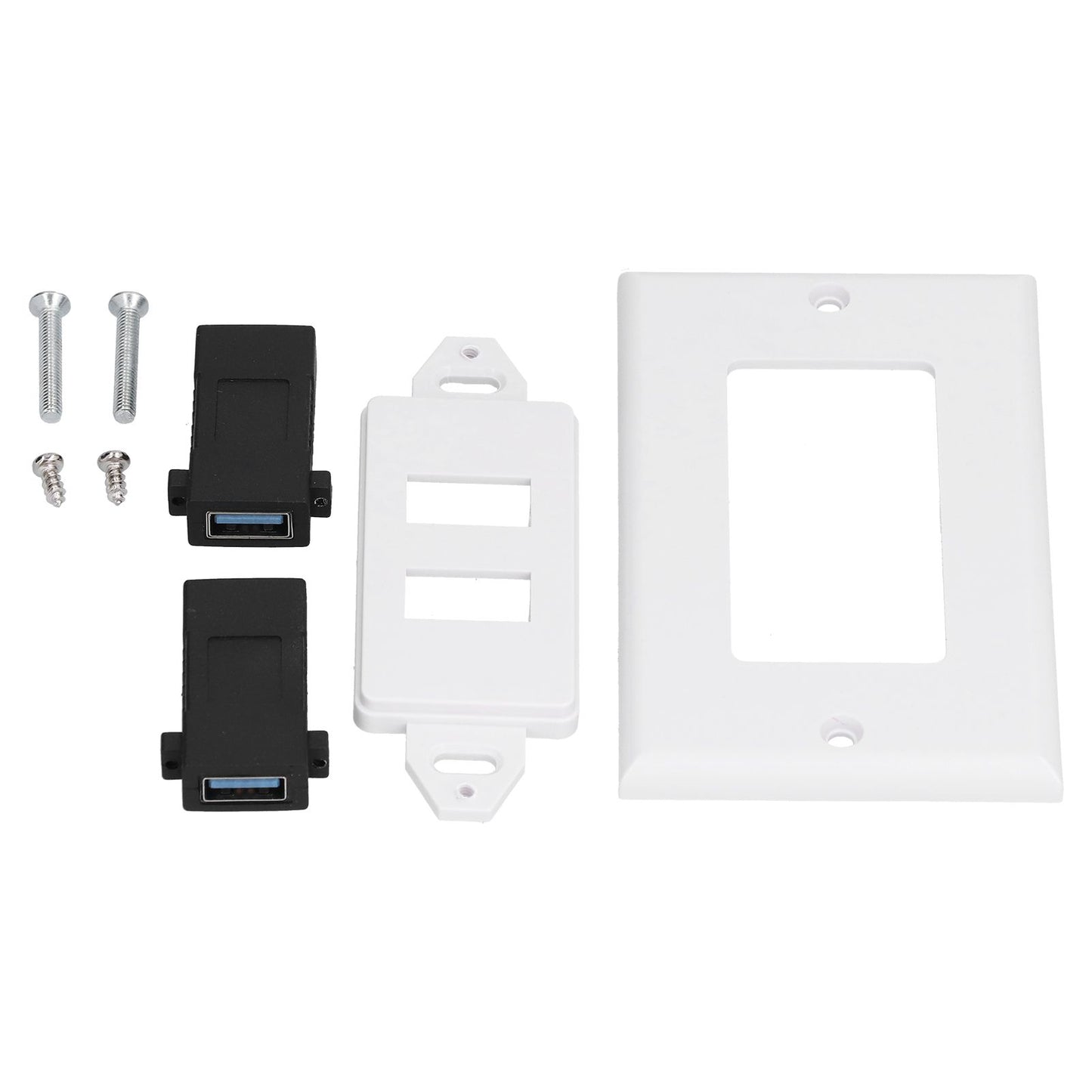 USB 3.0 Wall Plate Data Transmission 2 Port USB 3.0 Component Composite Wall Panel for Charging V1294-YM0523-3114210116411