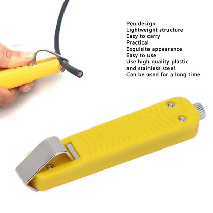 Cable Stripping Knife Stainless Steel Coaxial Wire Knife Stripper for Wire Stripping Tool V1294-YM0523-3114210118711