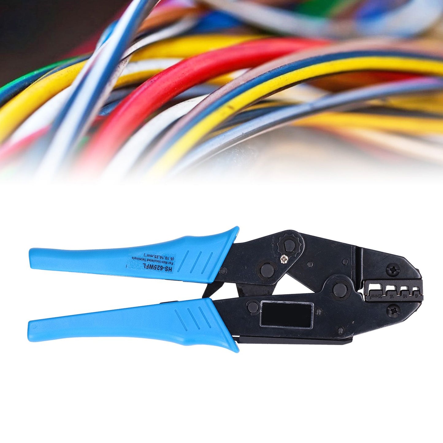 Terminal Crimping Pliers Professional Ratcheting Wire Crimper for Heat Shrink Connectors V1294-YM0523-3114210118811