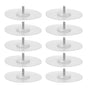 10PCS Strong Adhesive Disc Punch Free Waterproof Silicone Sticky Plate for Handle Clothes Hook Connection V1294-YM0523-3114210119811